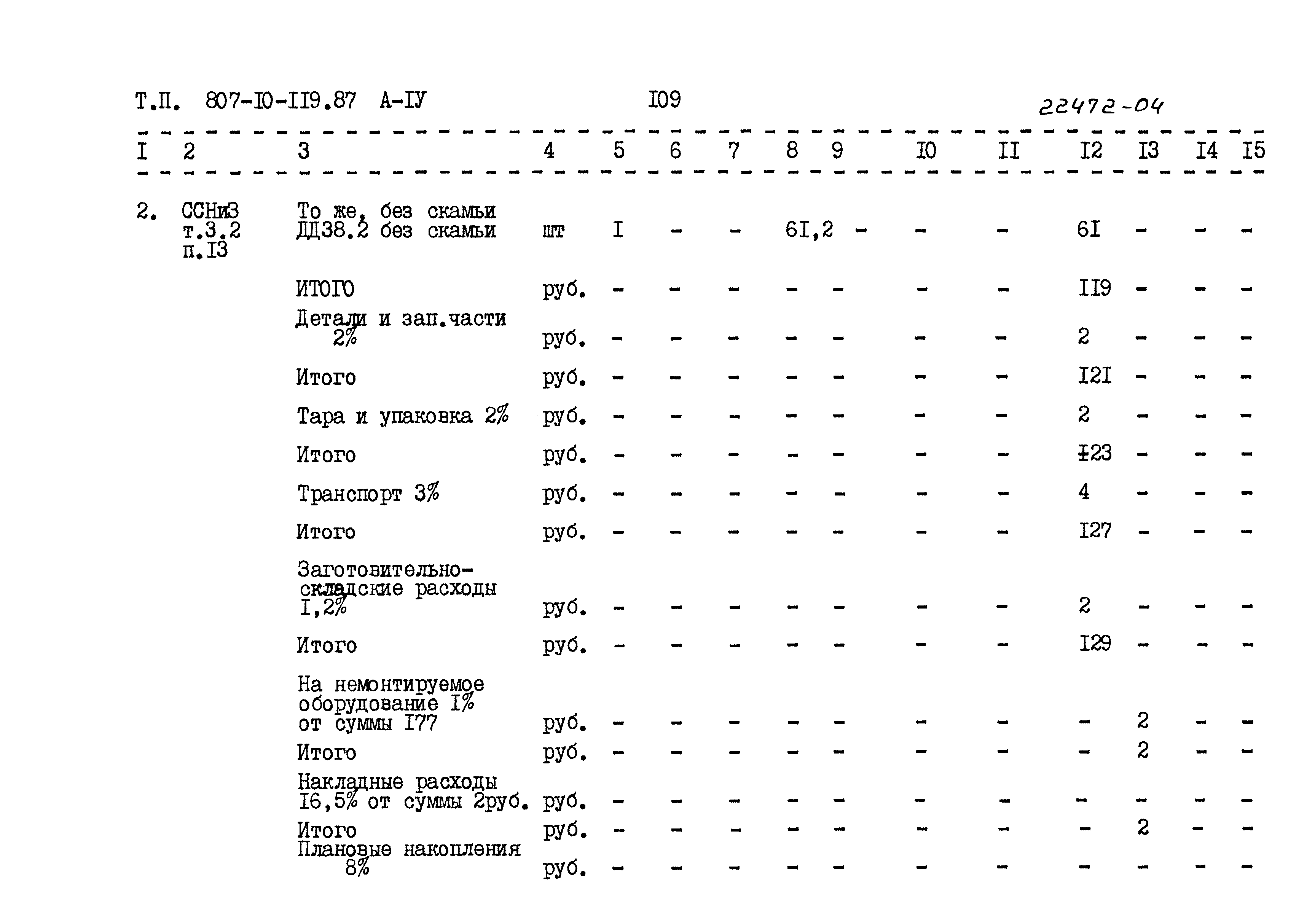 Типовой проект 807-10-119.87