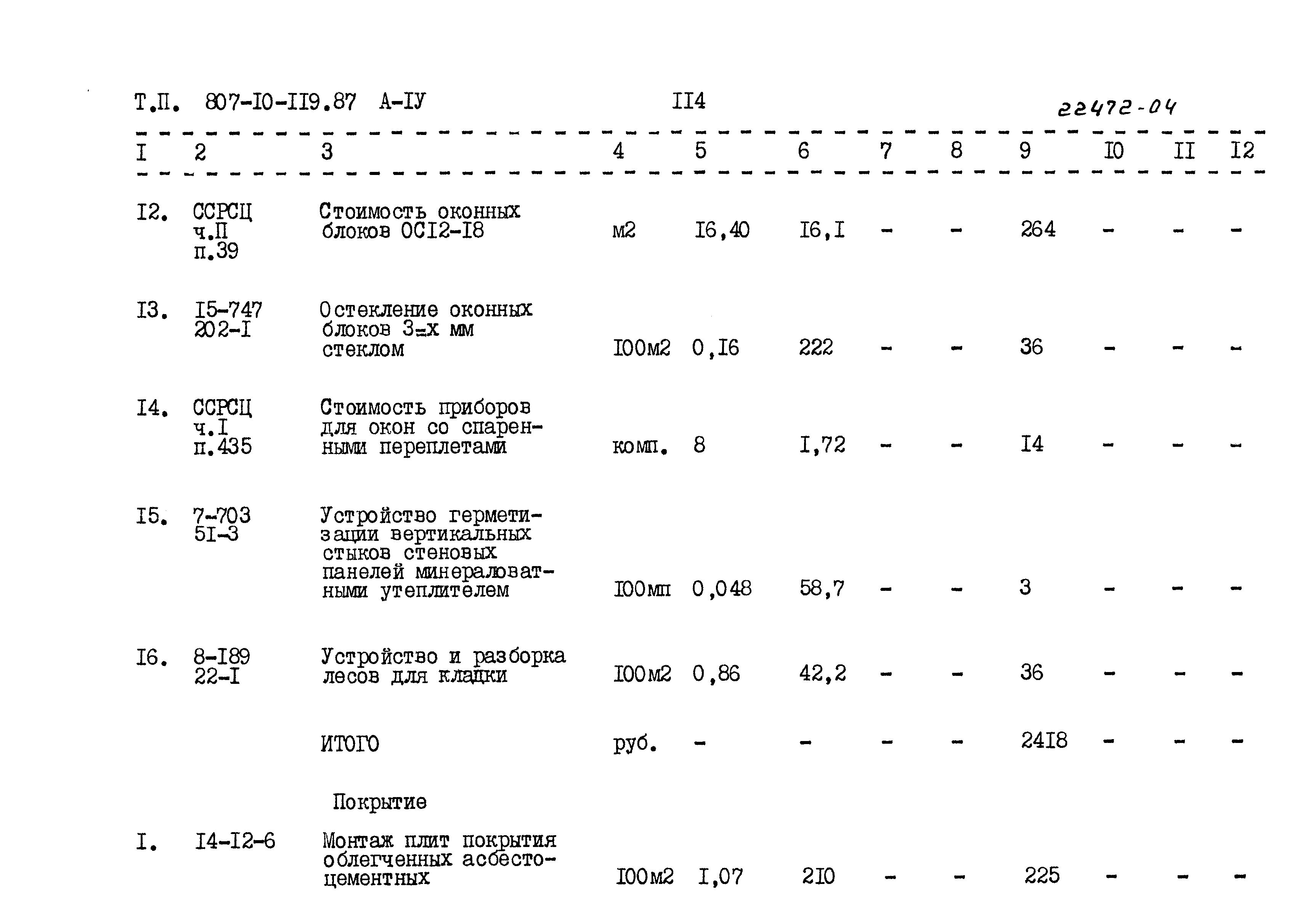Типовой проект 807-10-119.87