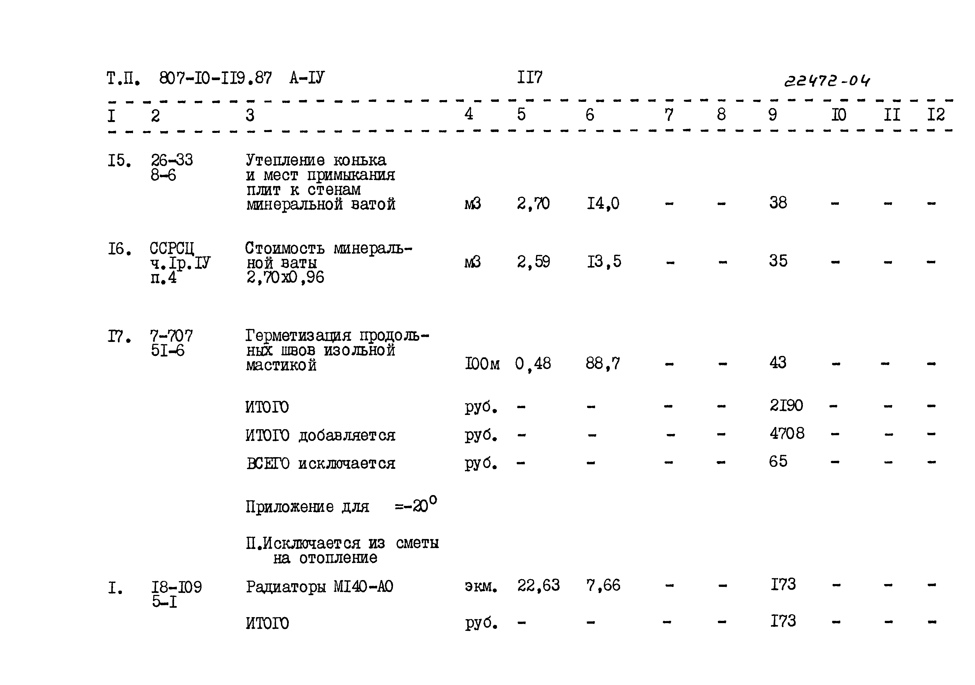 Типовой проект 807-10-119.87