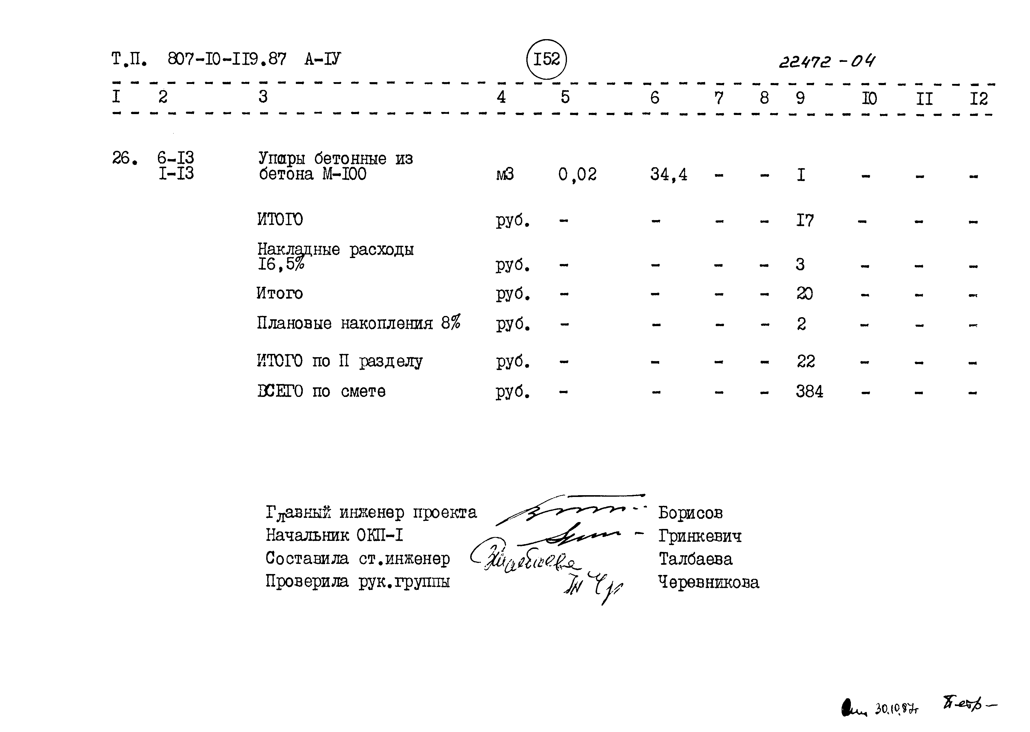 Типовой проект 807-10-119.87