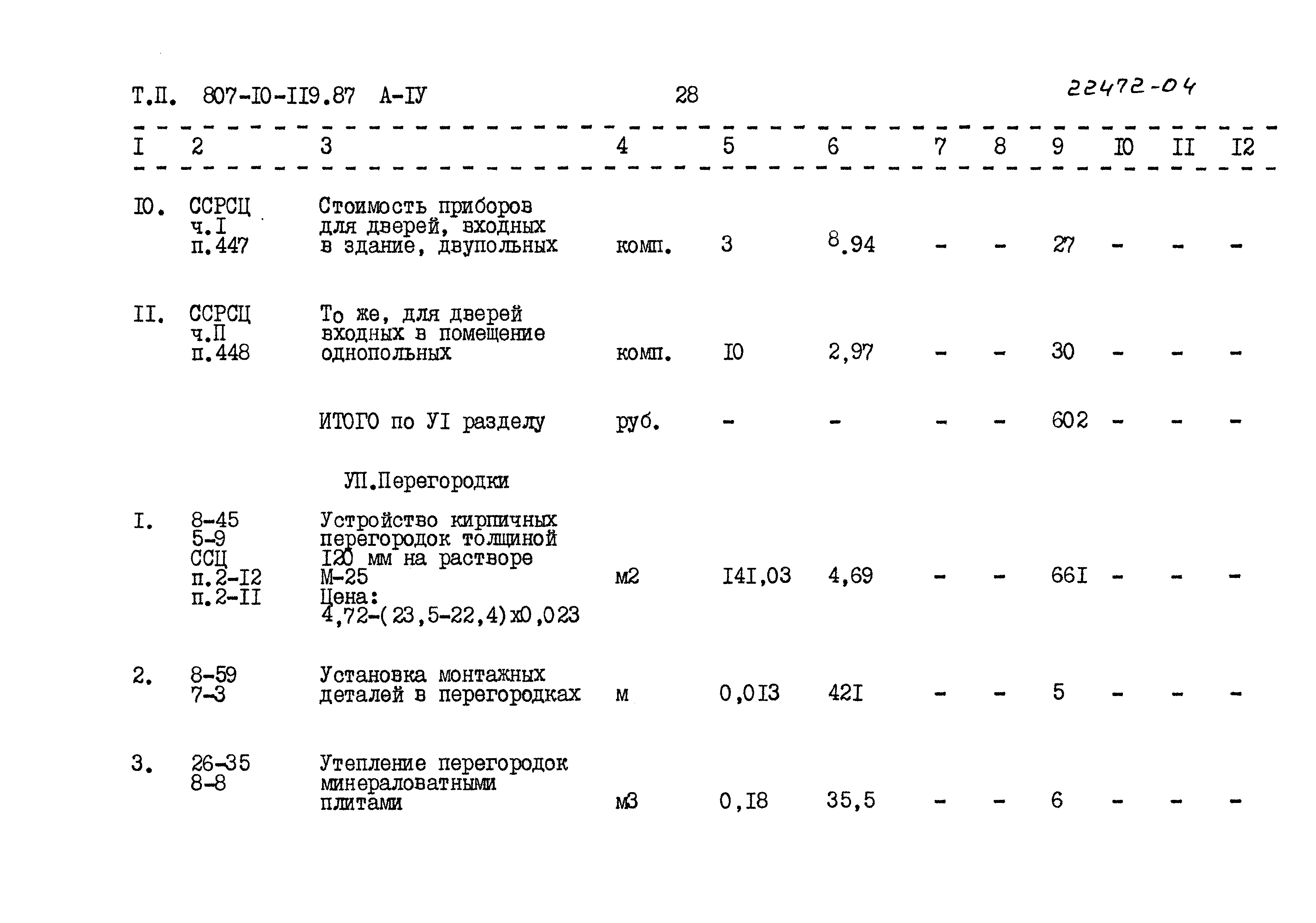 Типовой проект 807-10-119.87