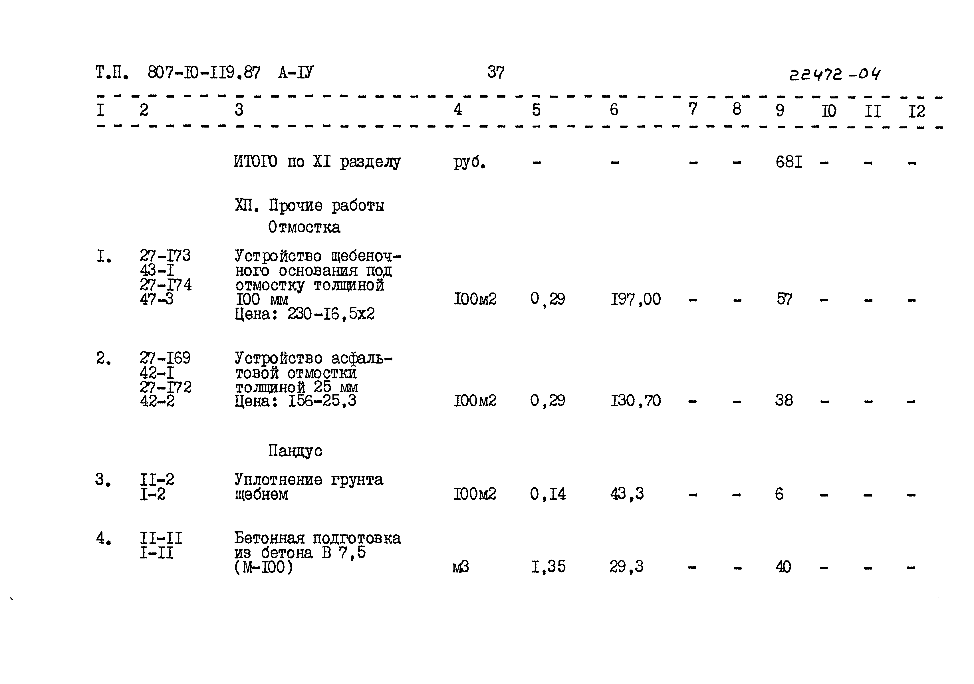 Типовой проект 807-10-119.87