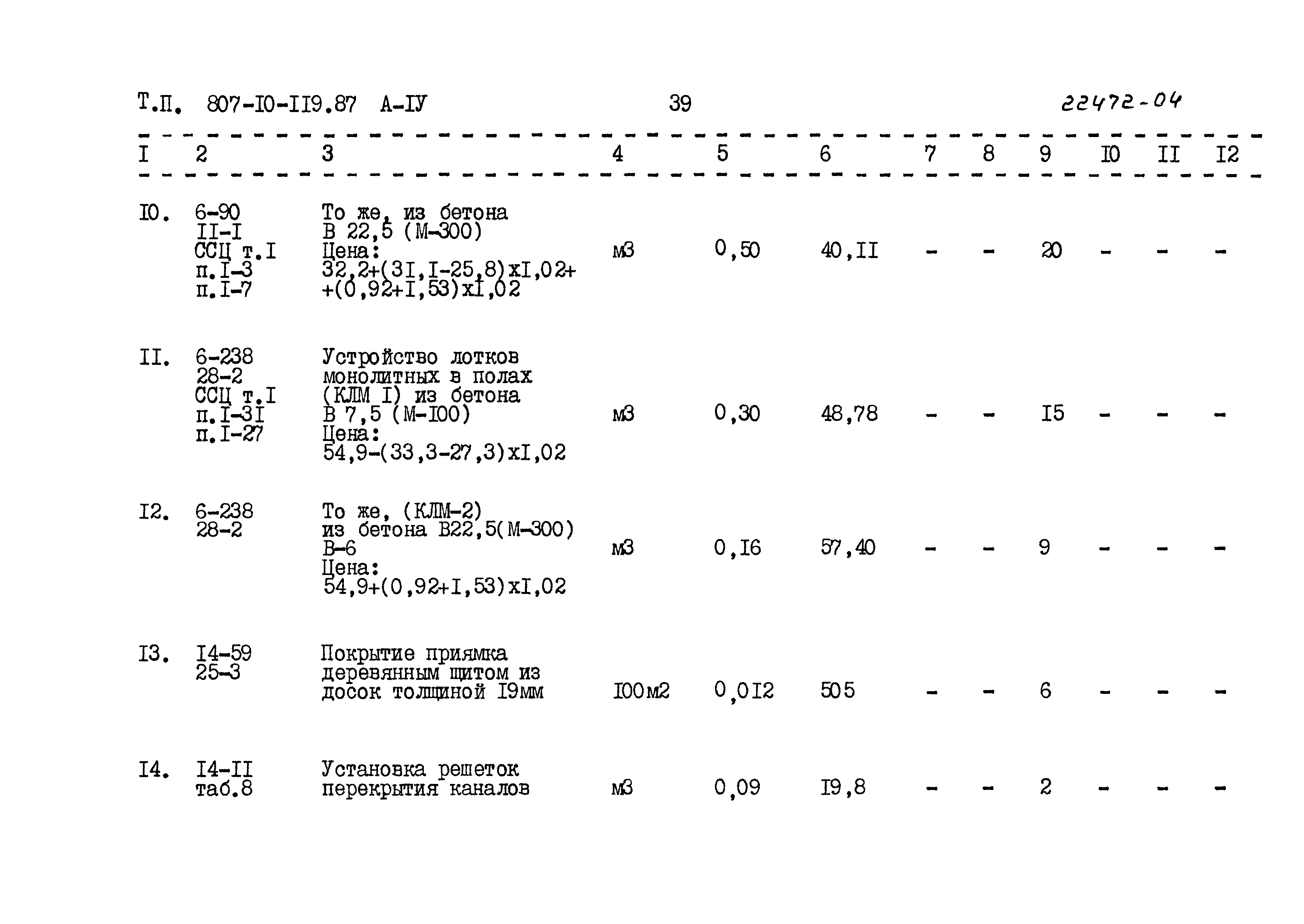 Типовой проект 807-10-119.87