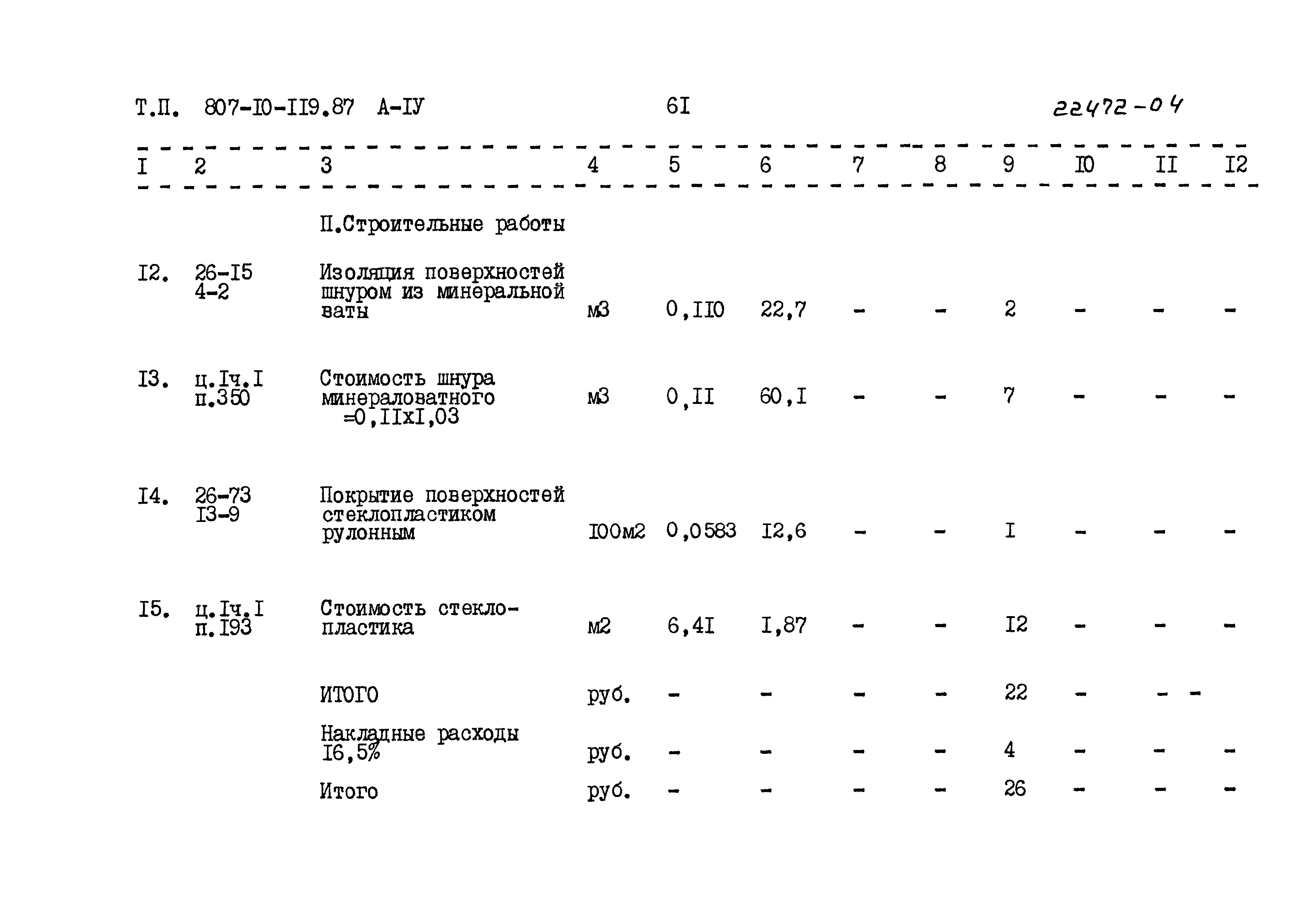 Типовой проект 807-10-119.87