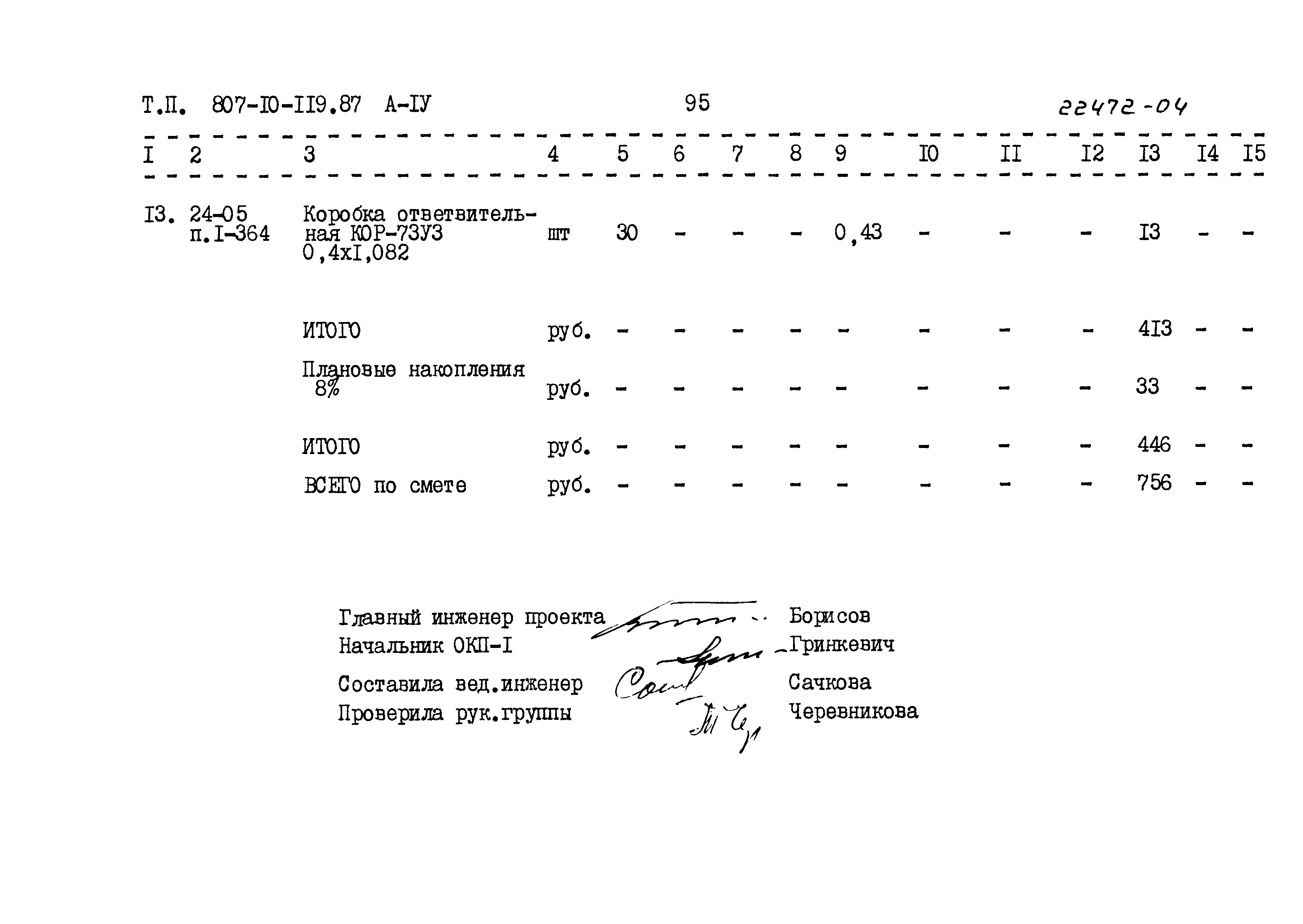 Типовой проект 807-10-119.87