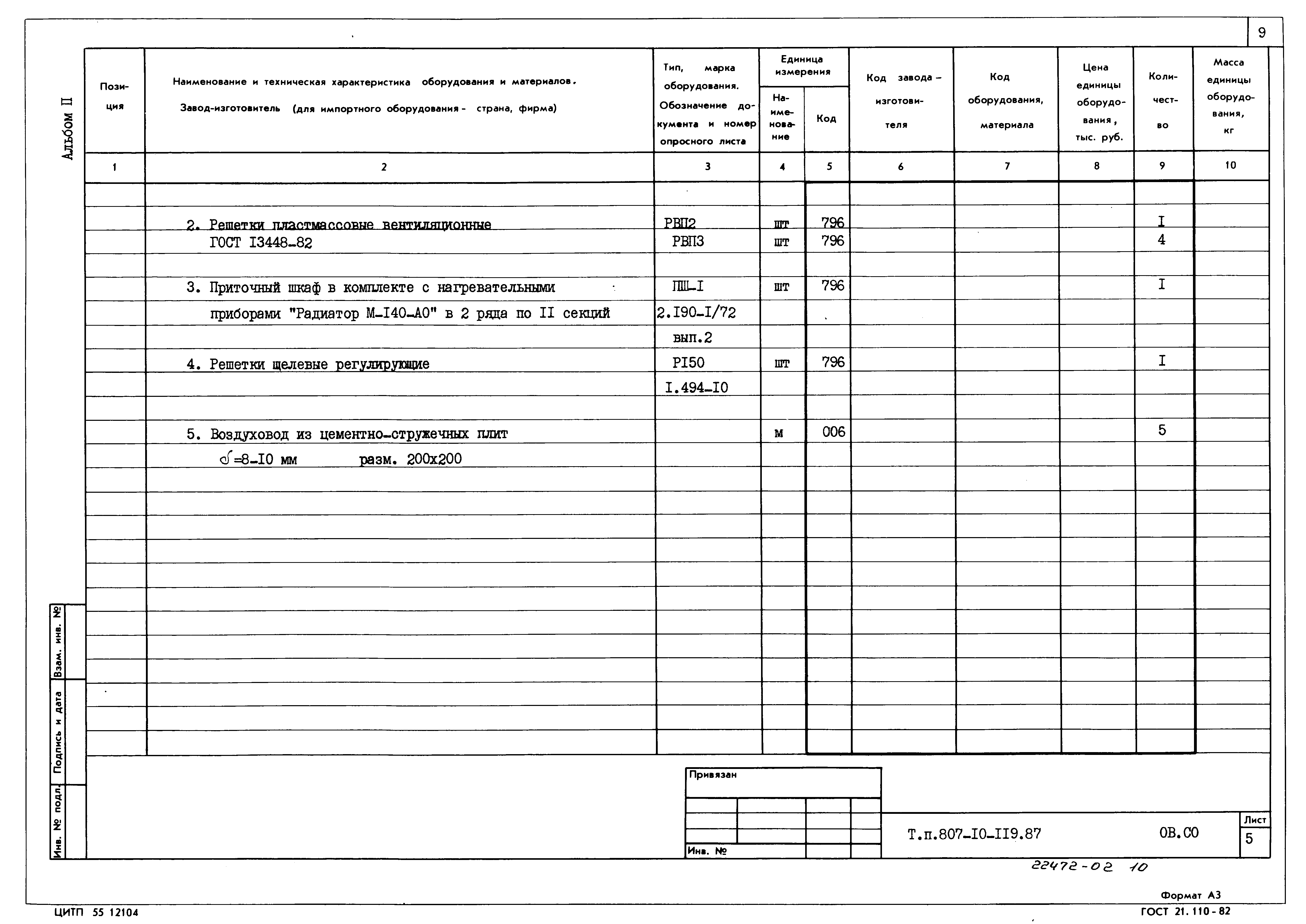 Типовой проект 807-10-119.87