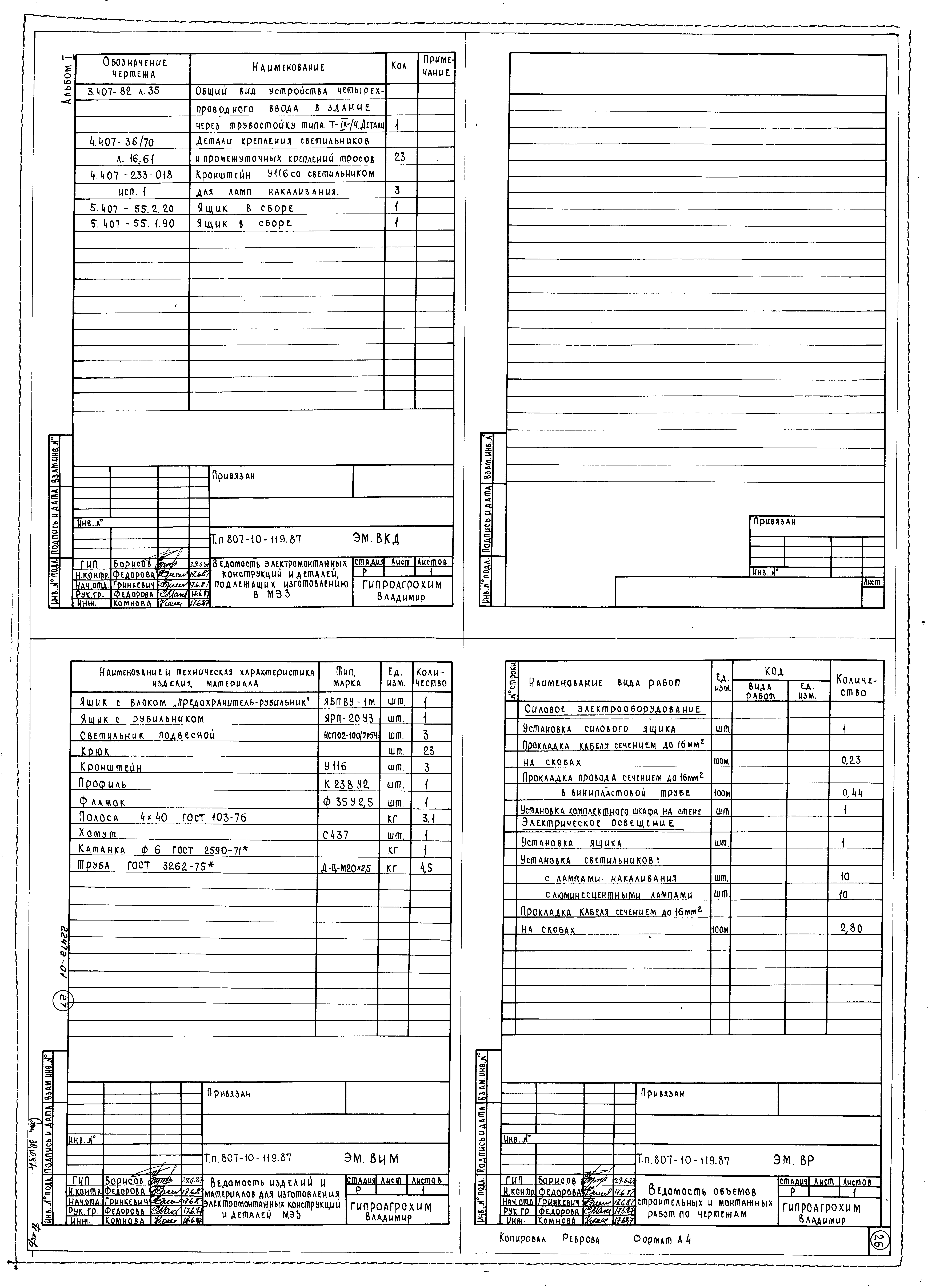 Типовой проект 807-10-119.87
