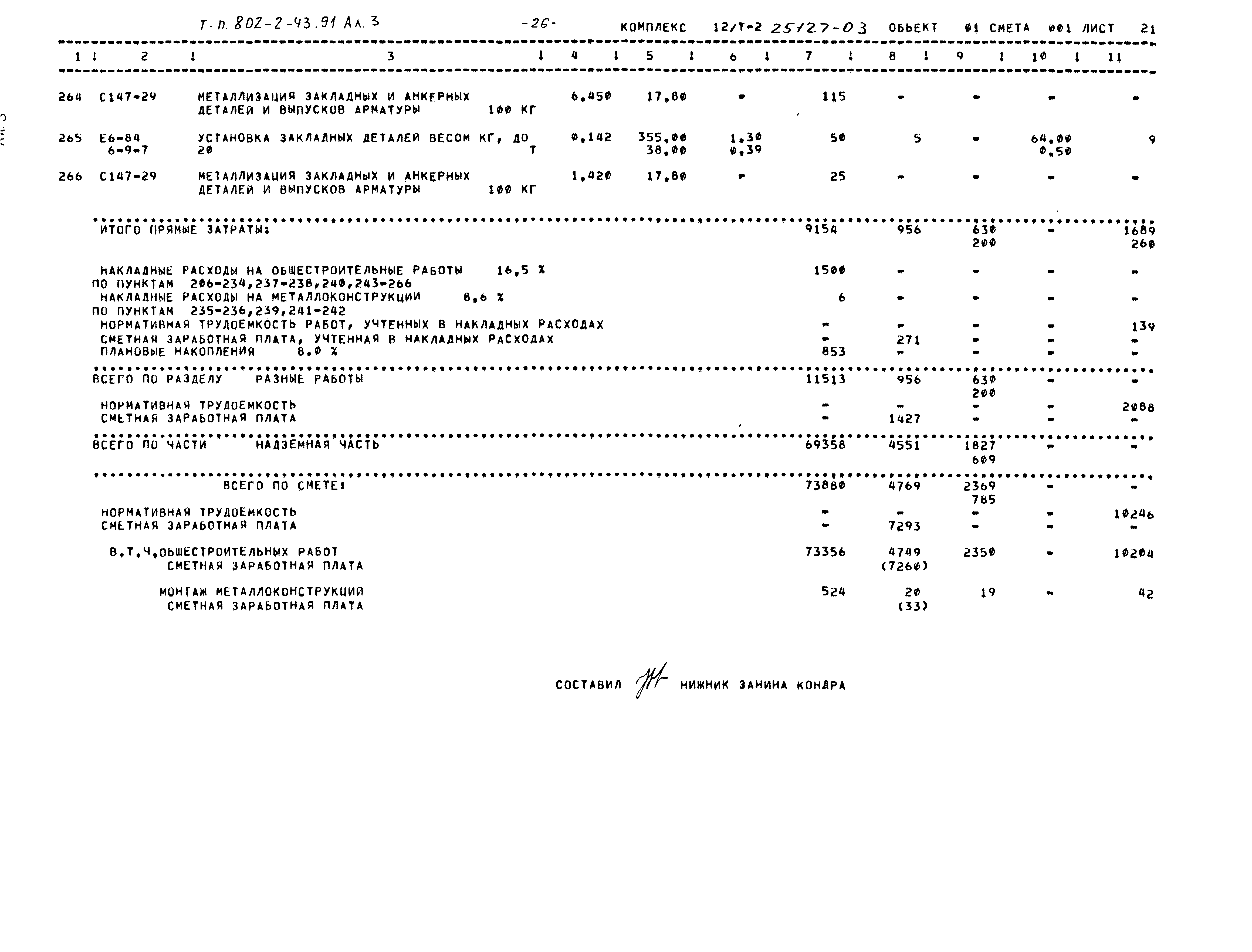 Типовой проект 802-2-43.91