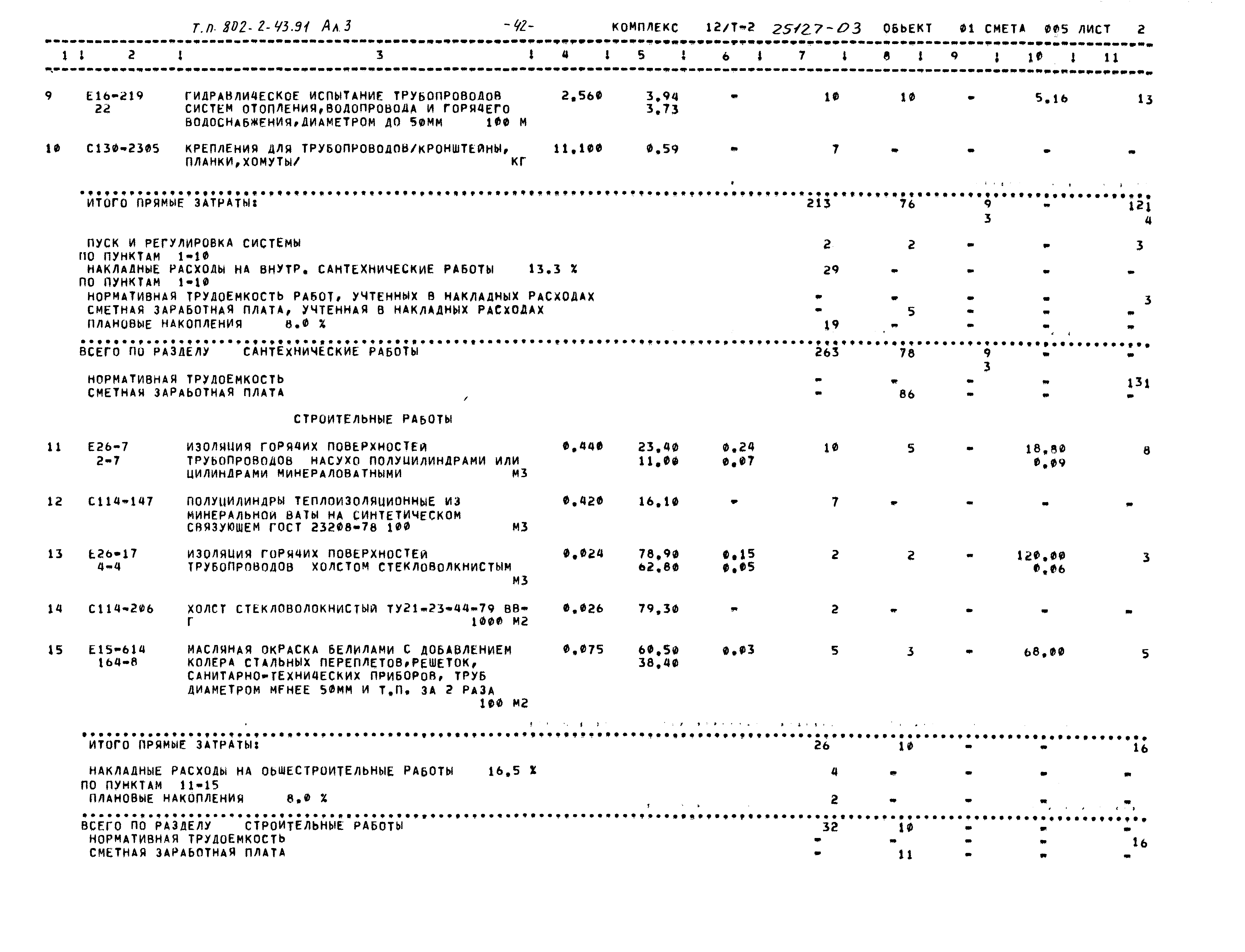 Типовой проект 802-2-43.91