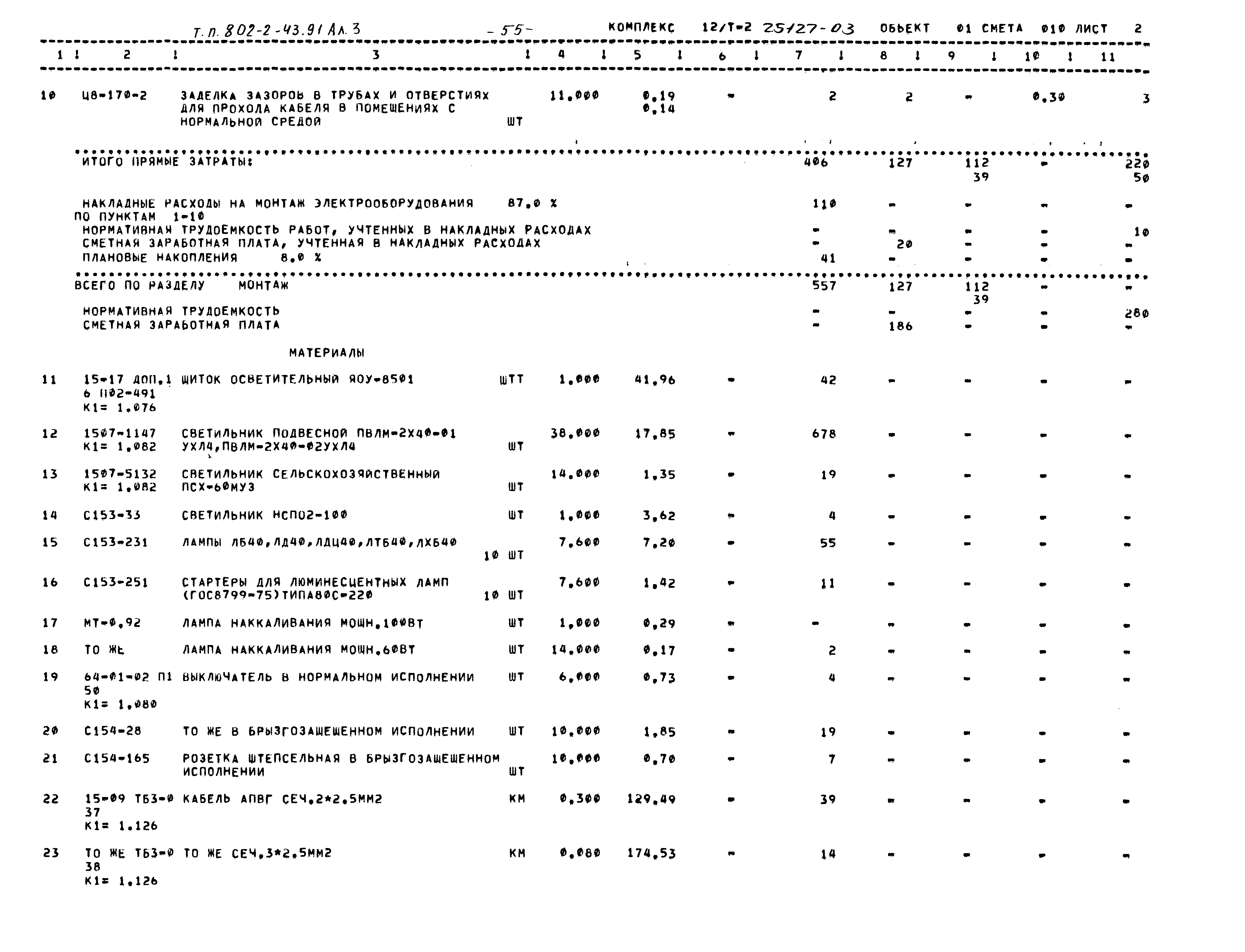 Типовой проект 802-2-43.91
