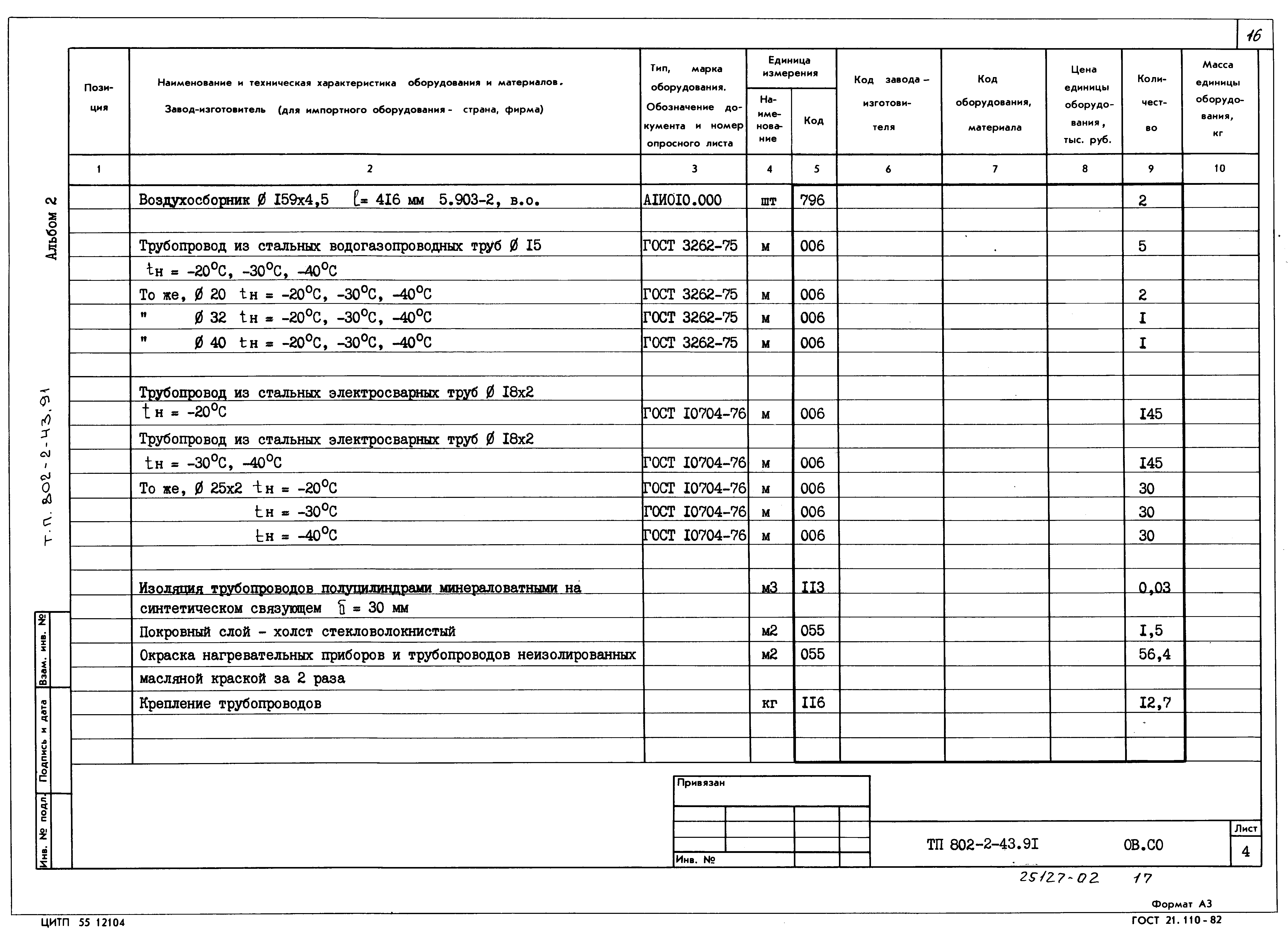 Типовой проект 802-2-43.91