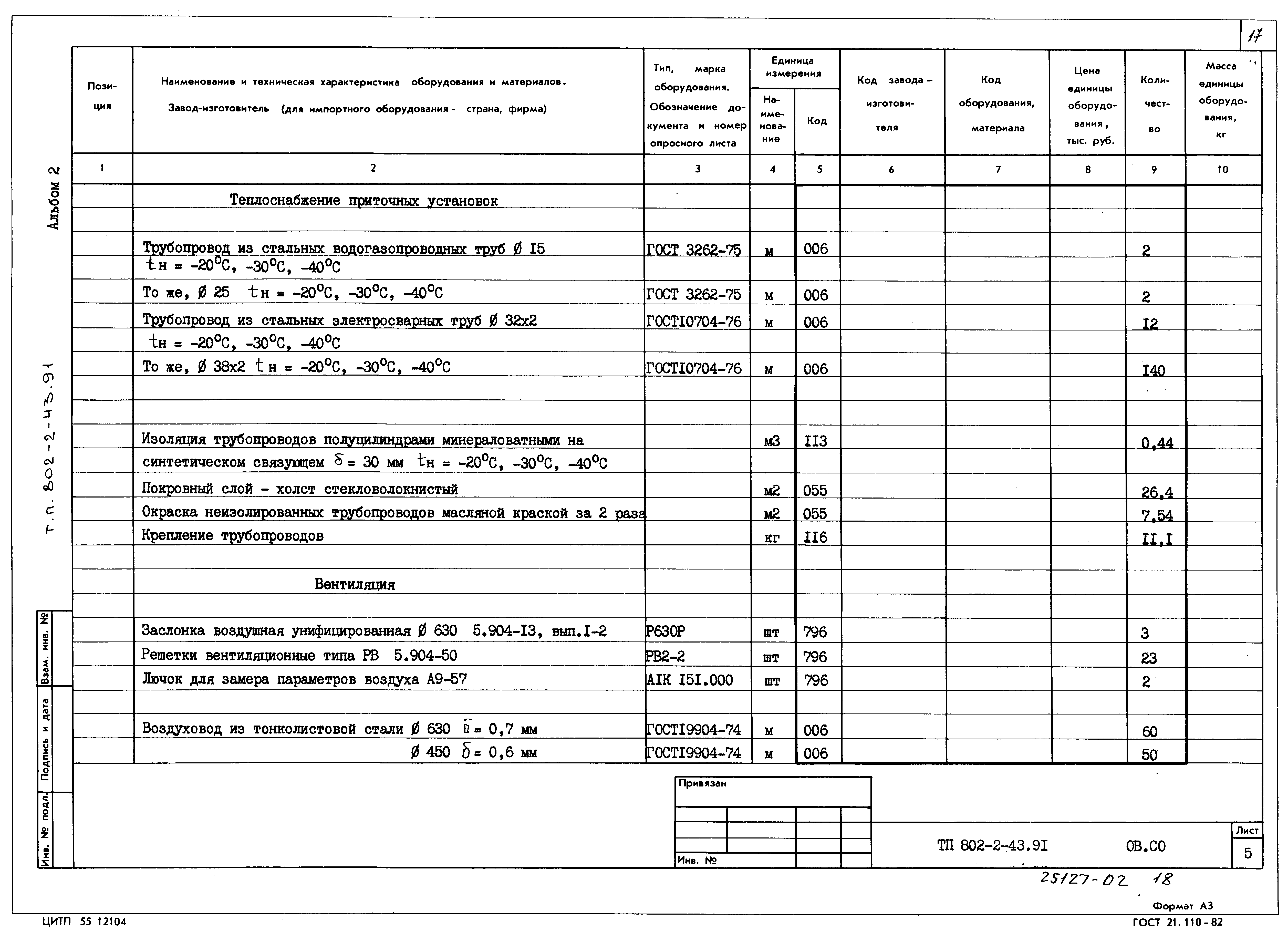 Типовой проект 802-2-43.91