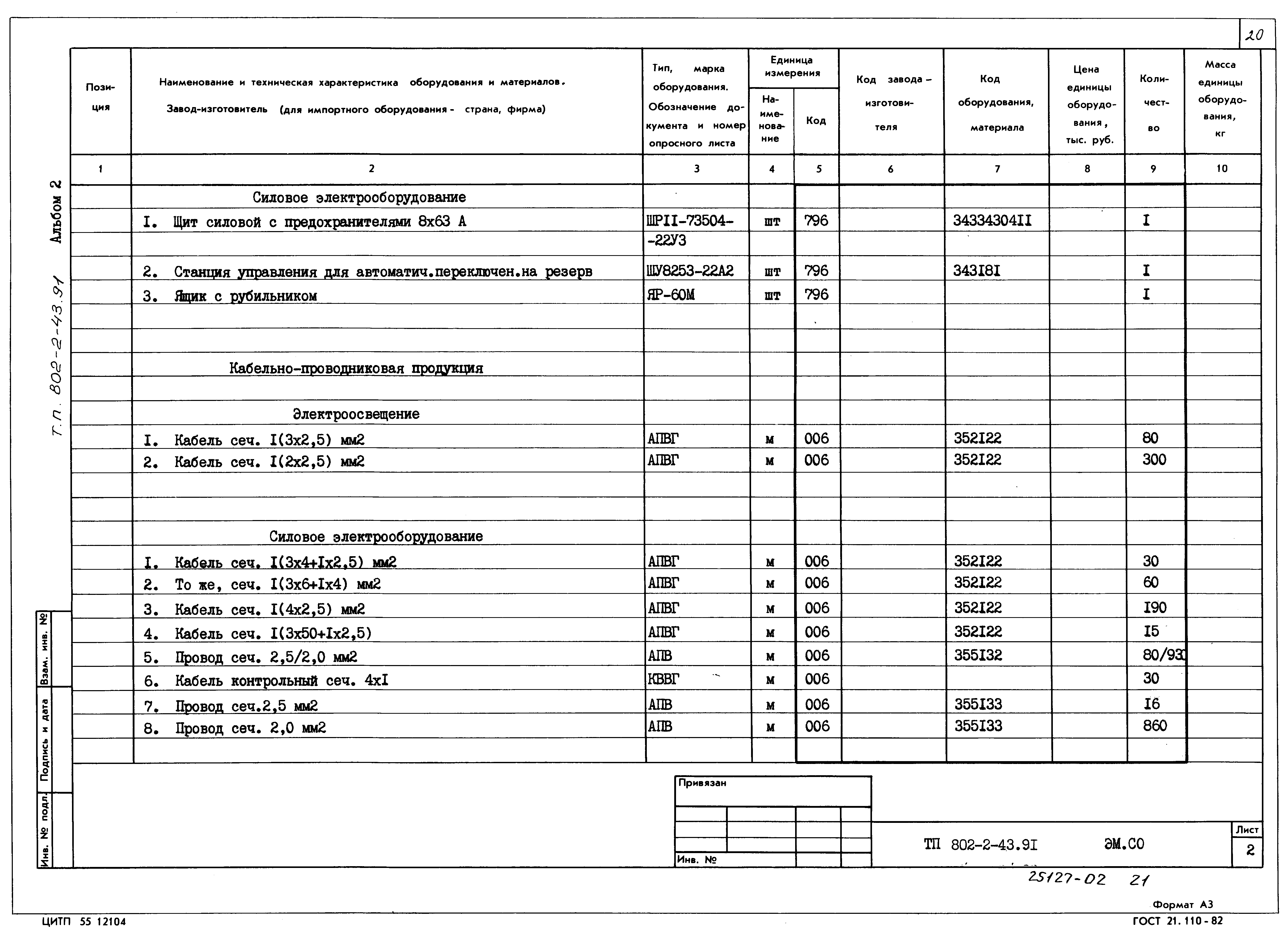 Типовой проект 802-2-43.91