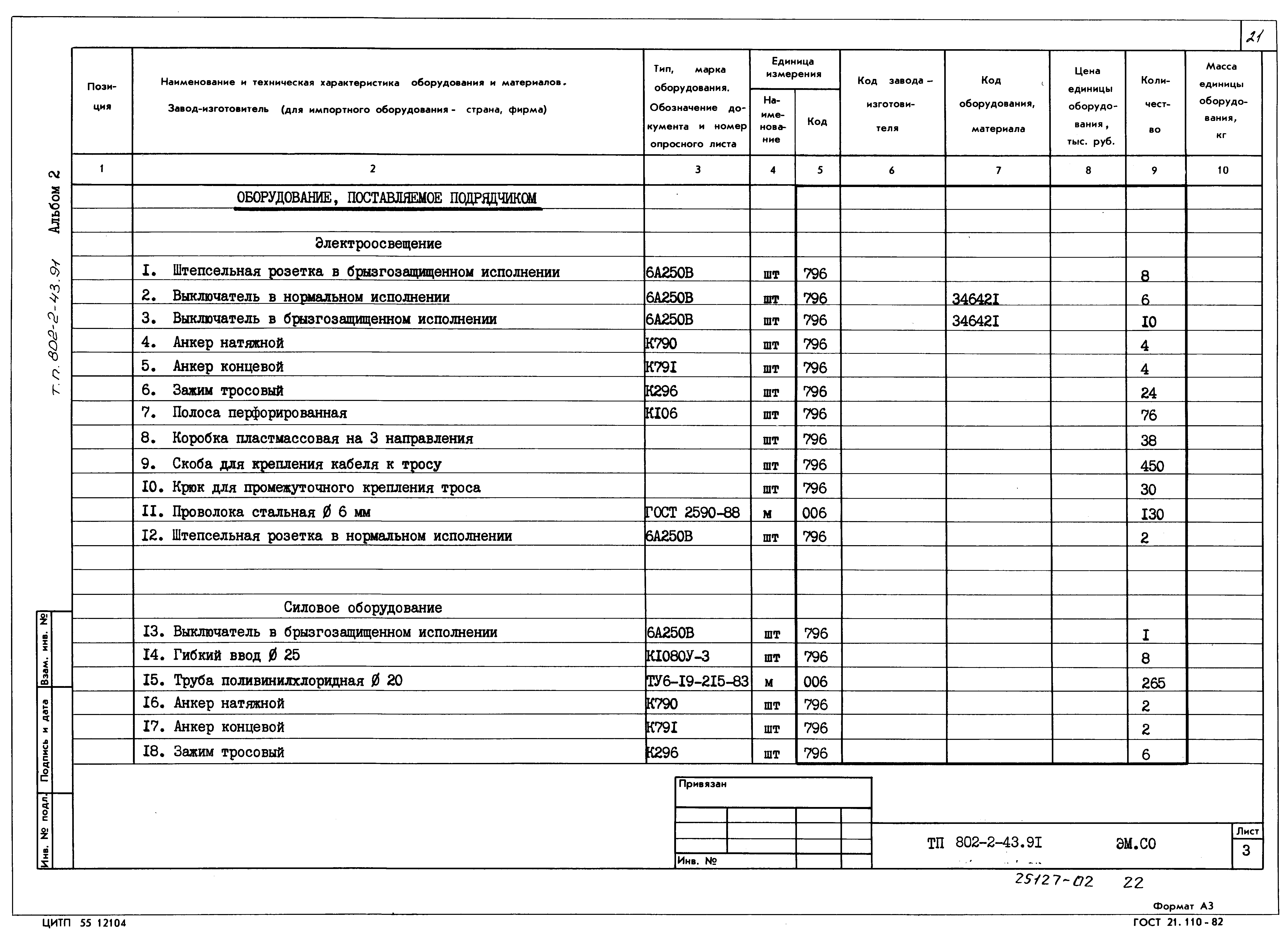 Типовой проект 802-2-43.91