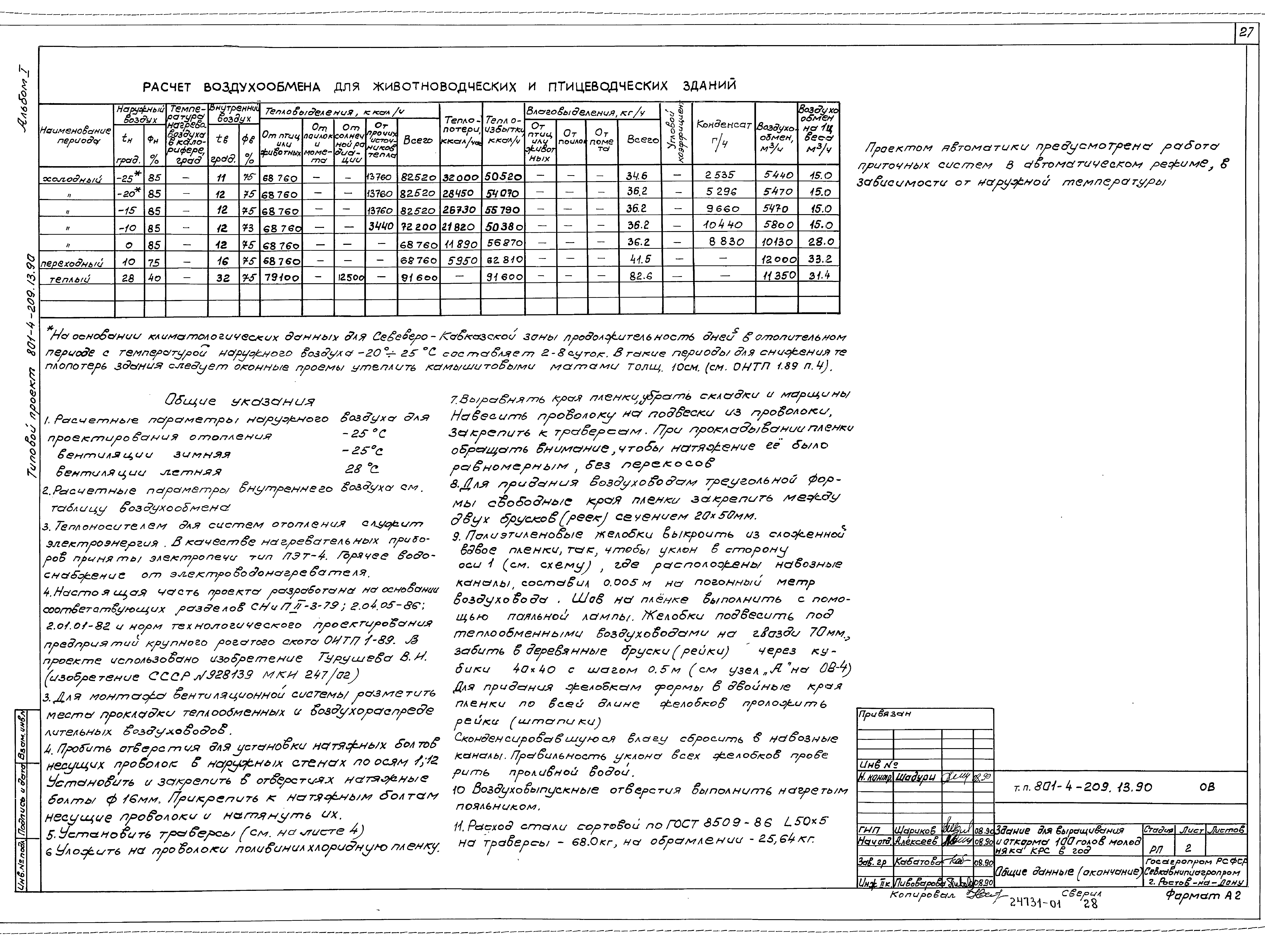 Типовой проект 801-4-209.13.90