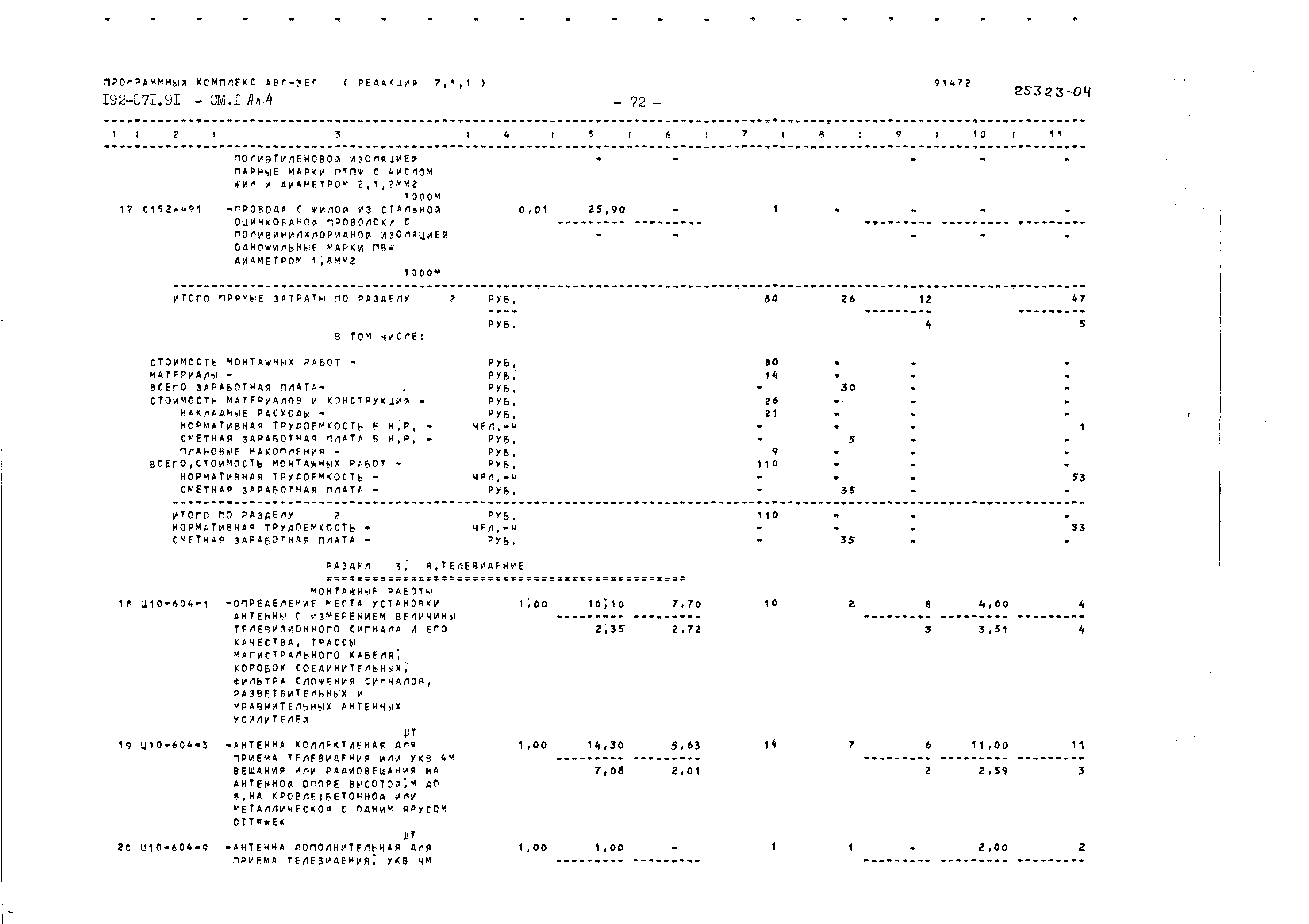 Типовой проект 192-071.91