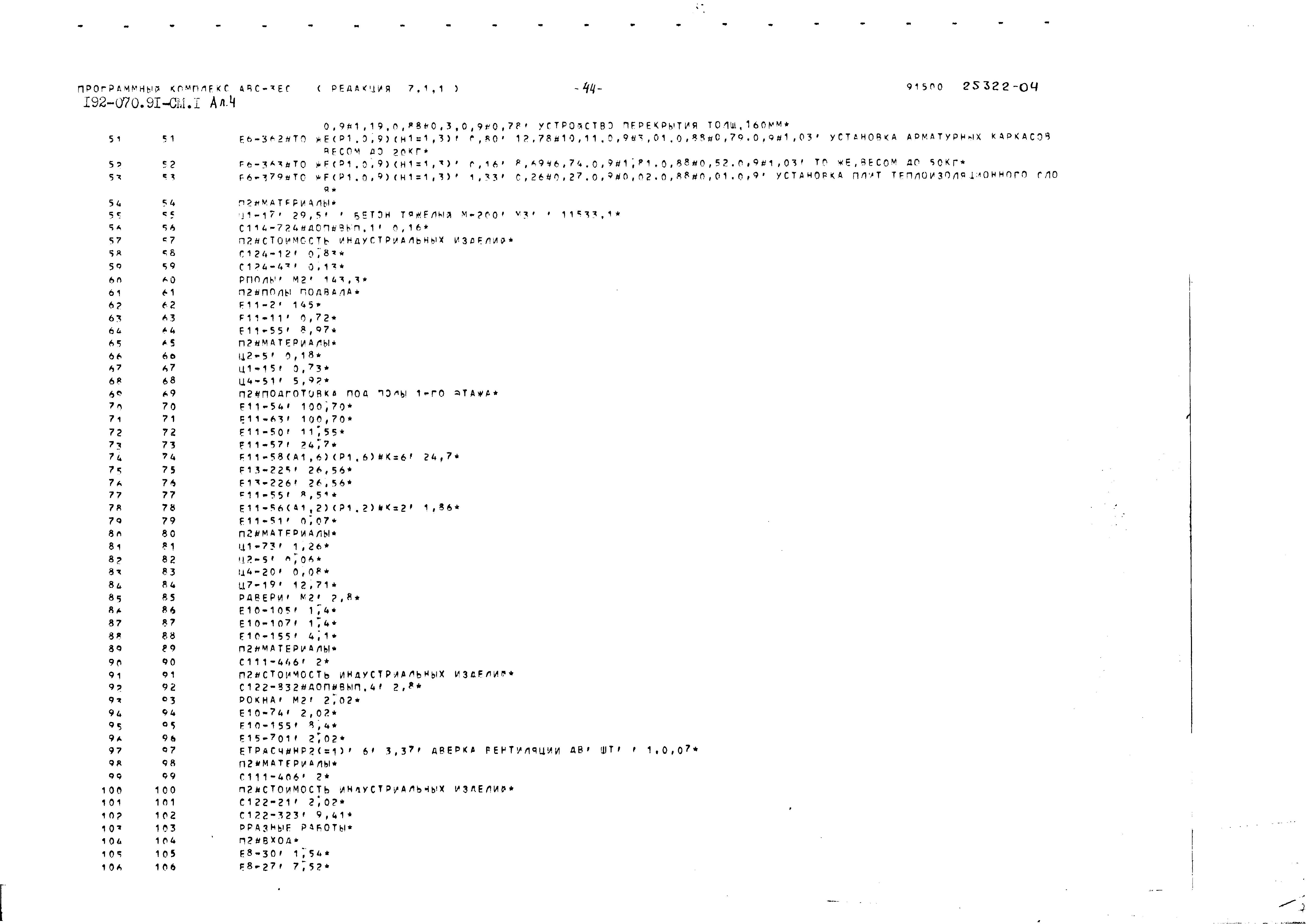 Типовой проект 192-070.91