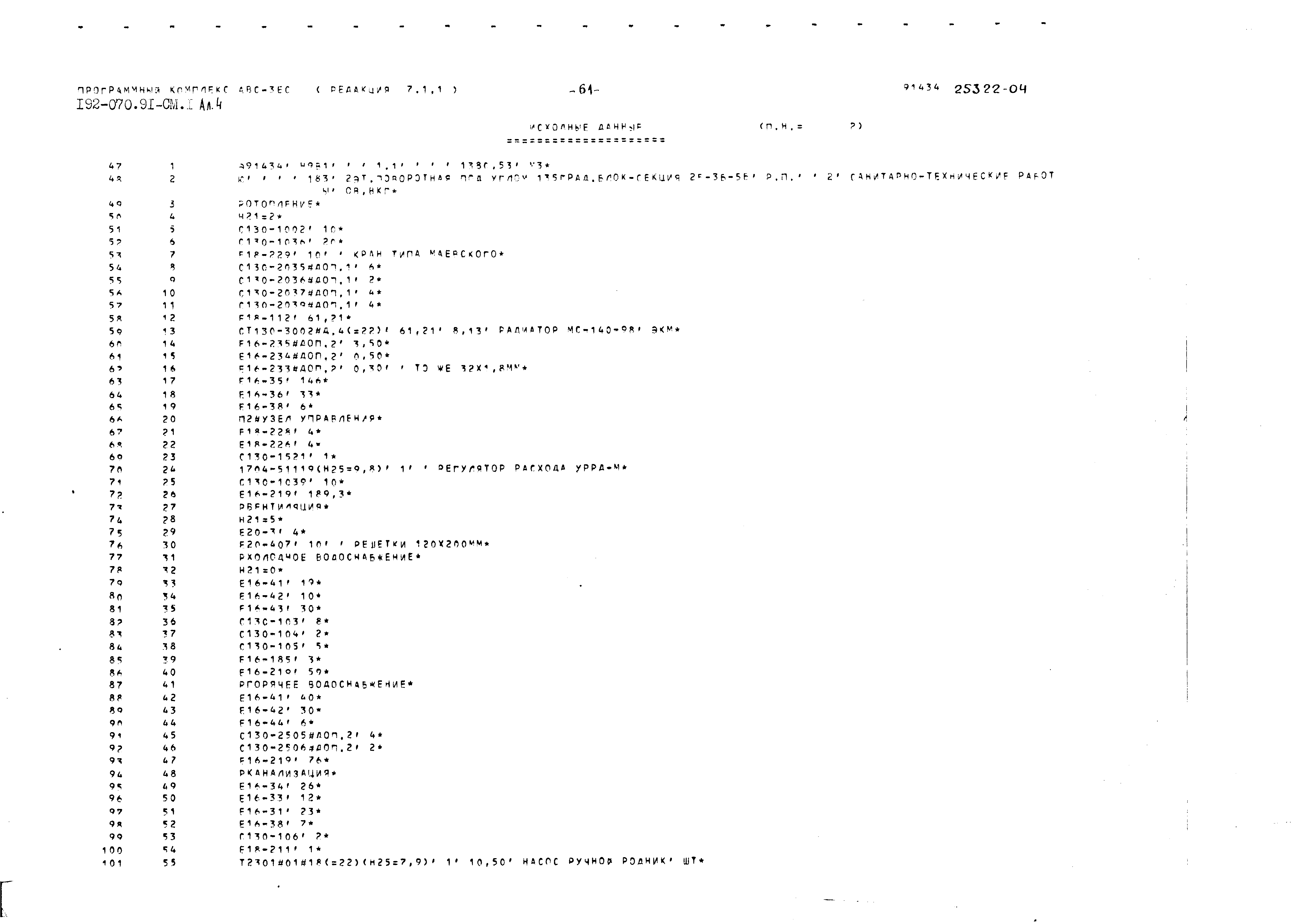 Типовой проект 192-070.91