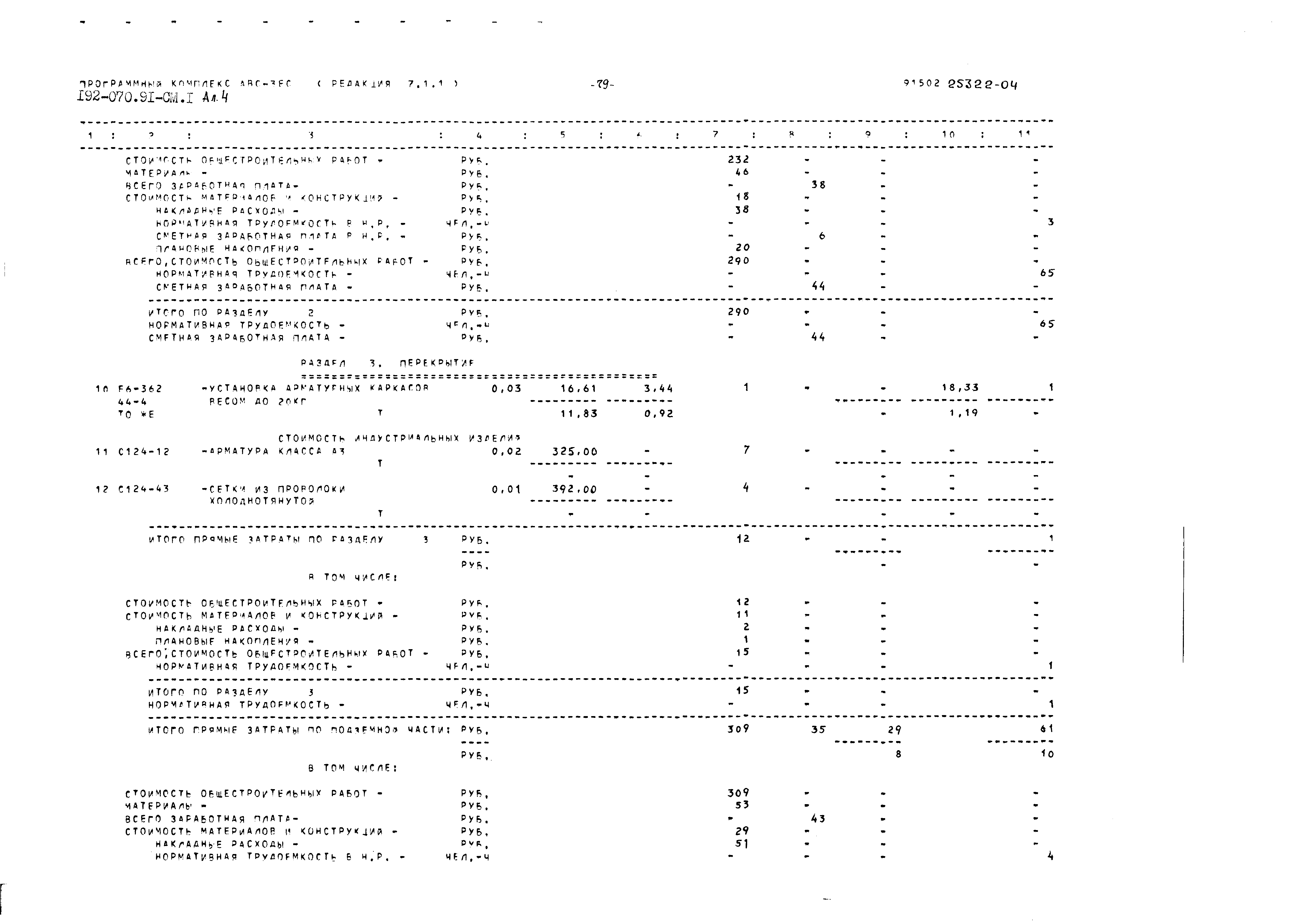 Типовой проект 192-070.91