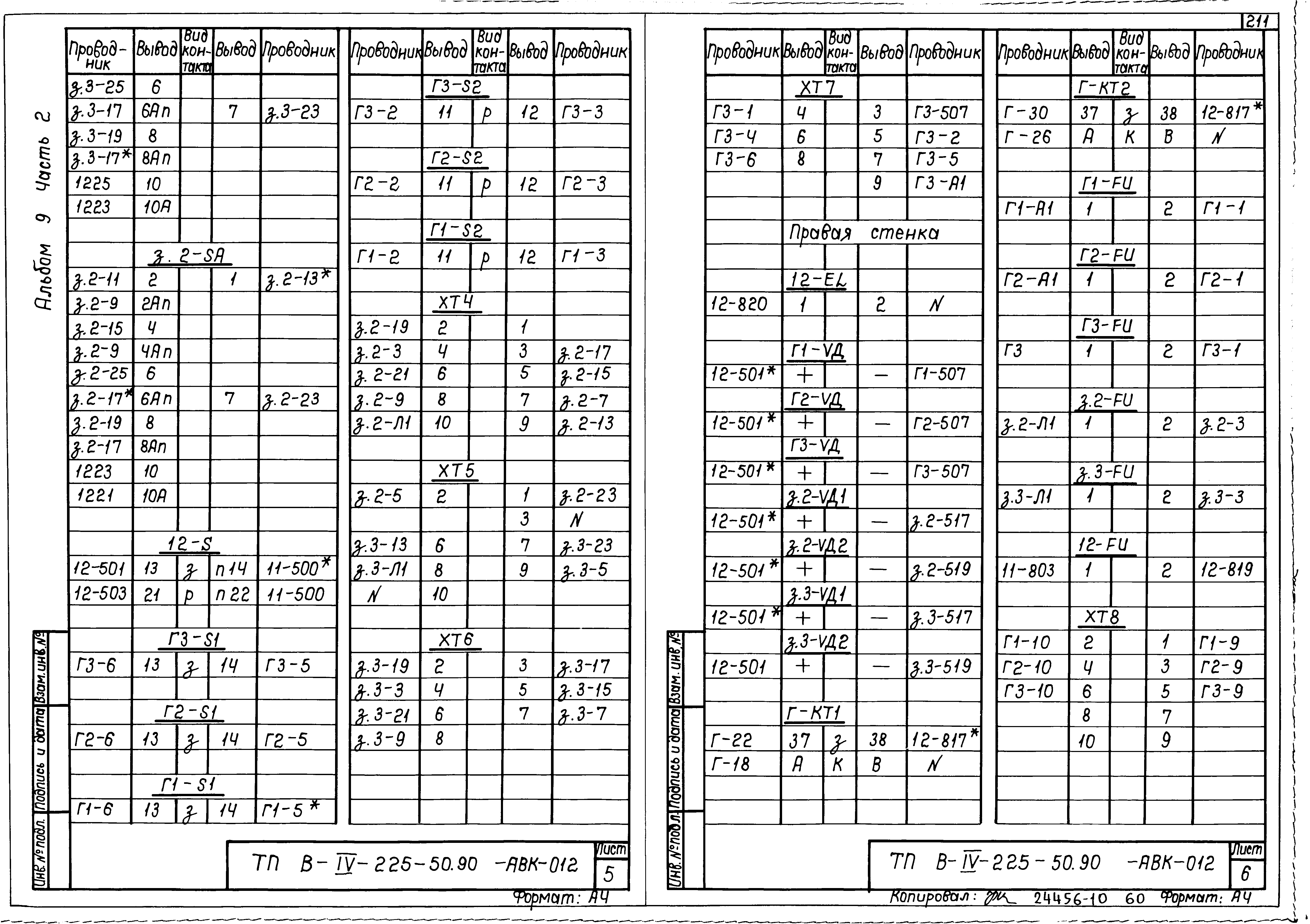 Типовой проект В-IV-225-50.90