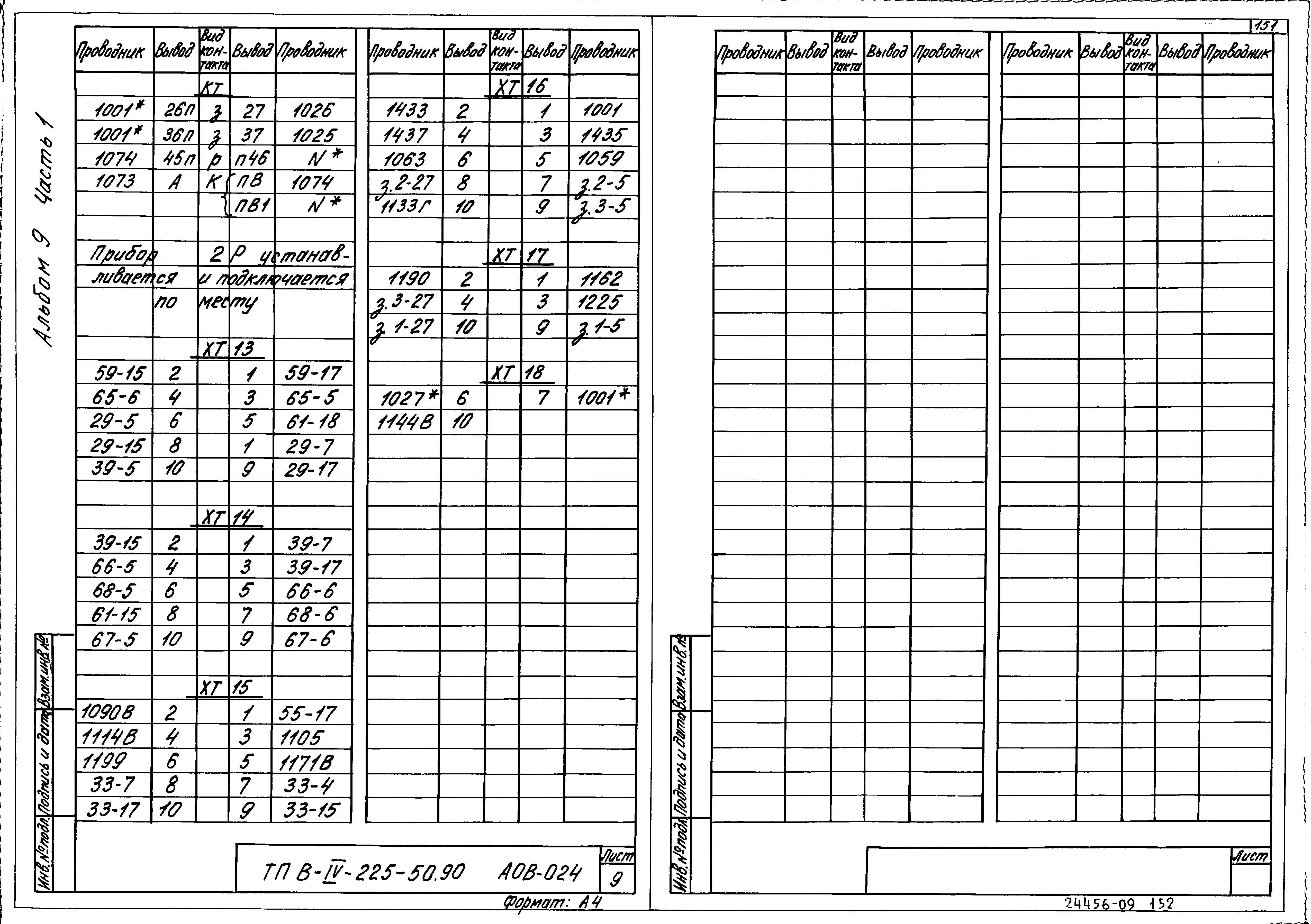 Типовой проект В-IV-225-50.90