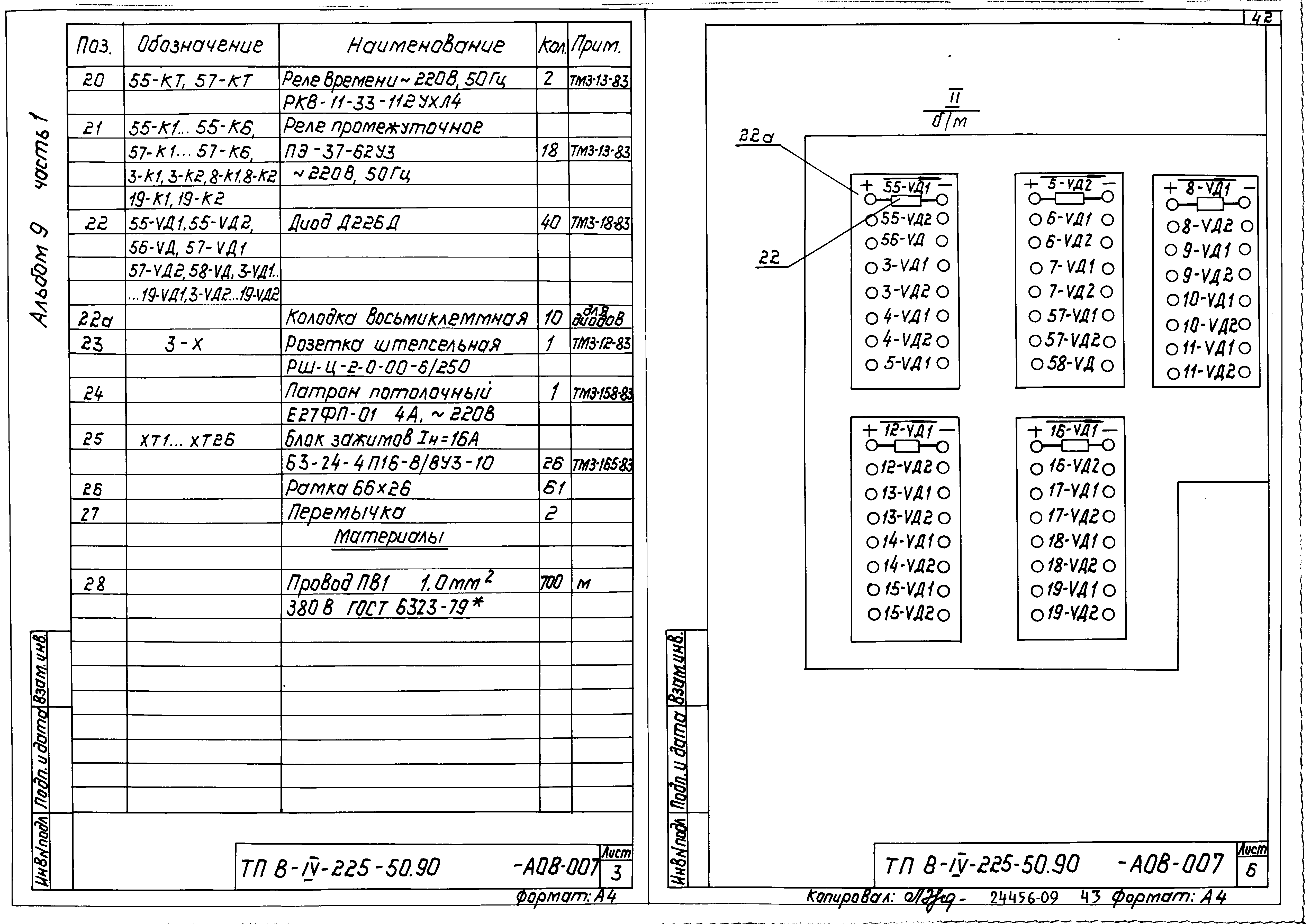 Типовой проект В-IV-225-50.90
