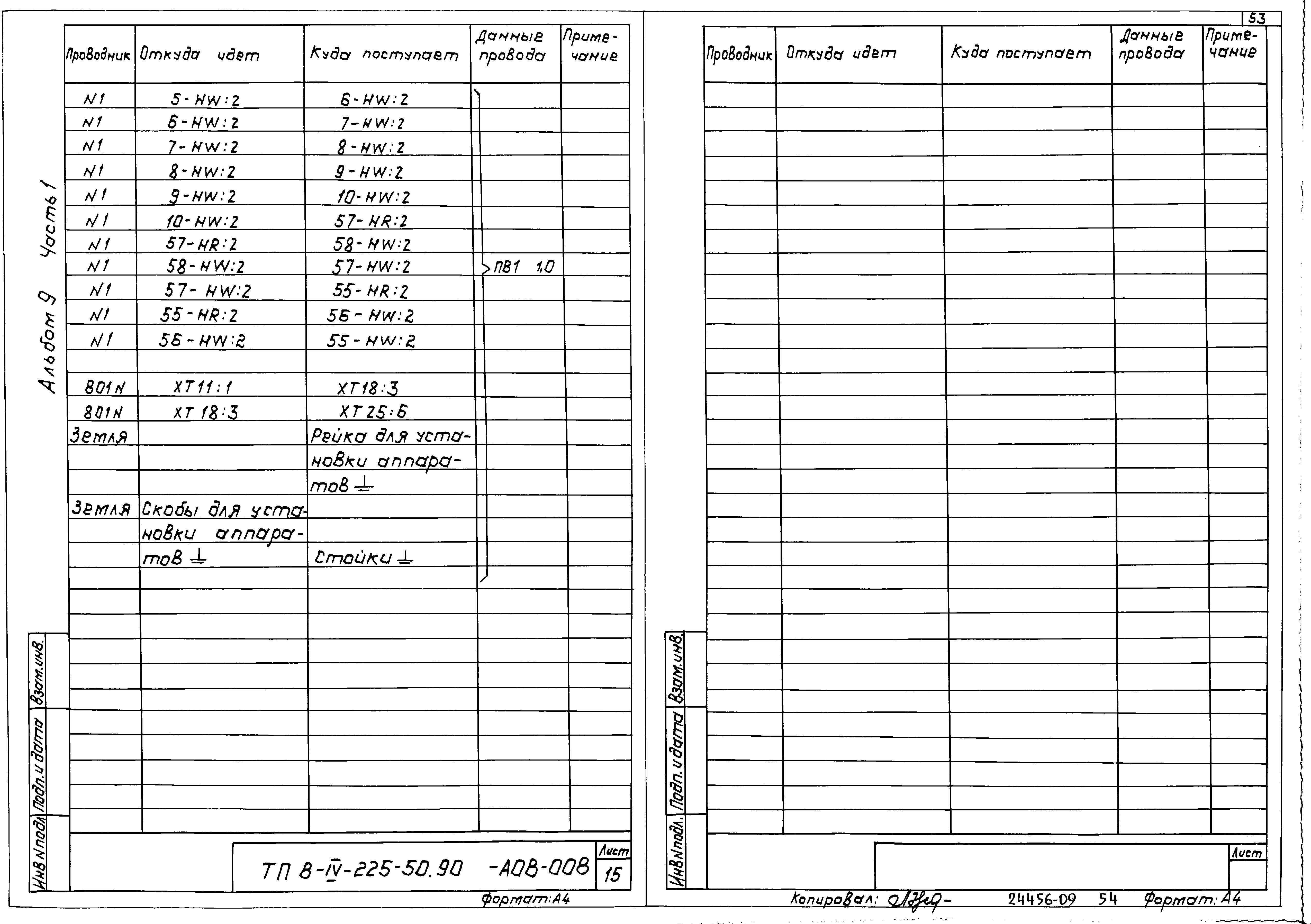 Типовой проект В-IV-225-50.90