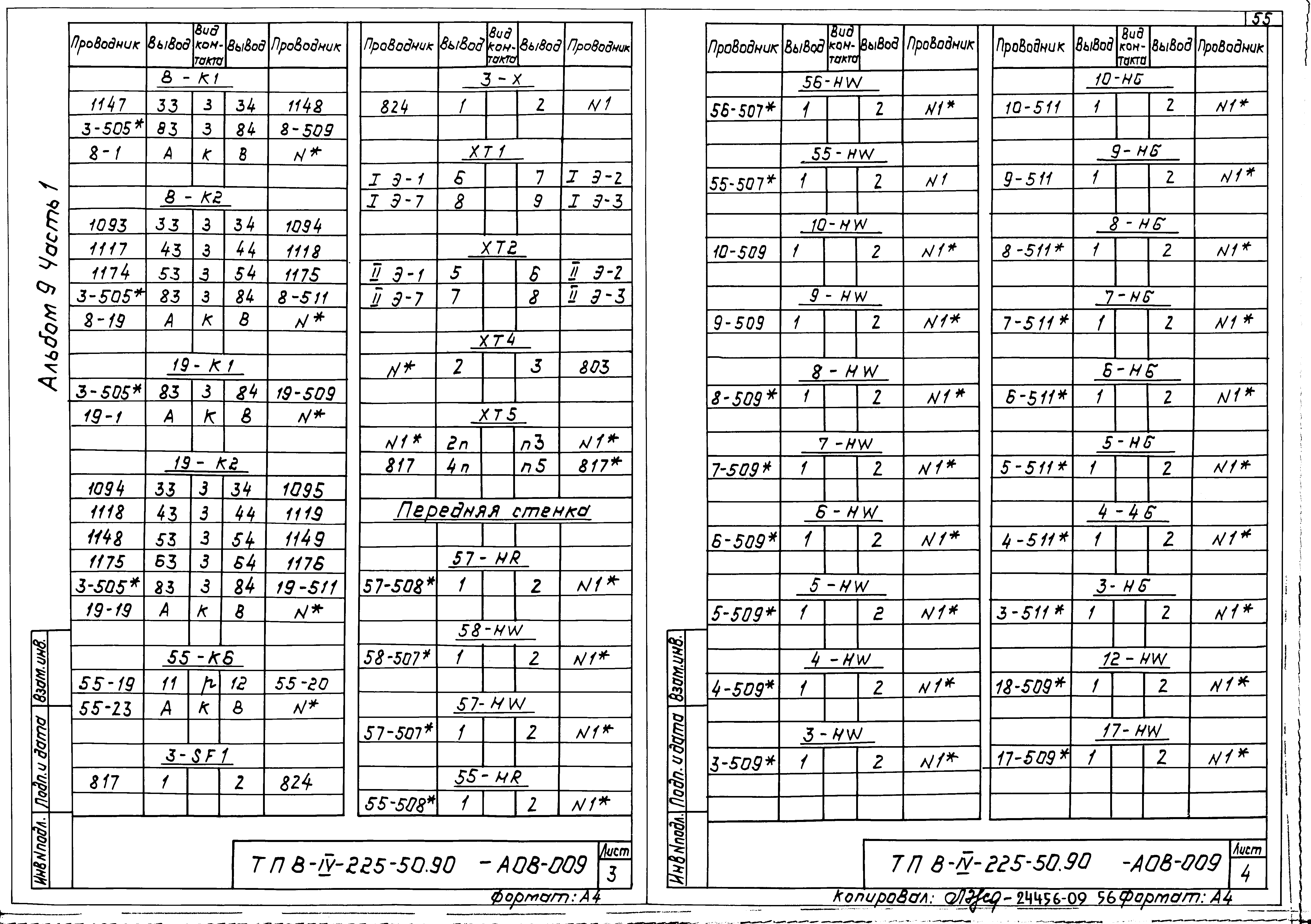 Типовой проект В-IV-225-50.90
