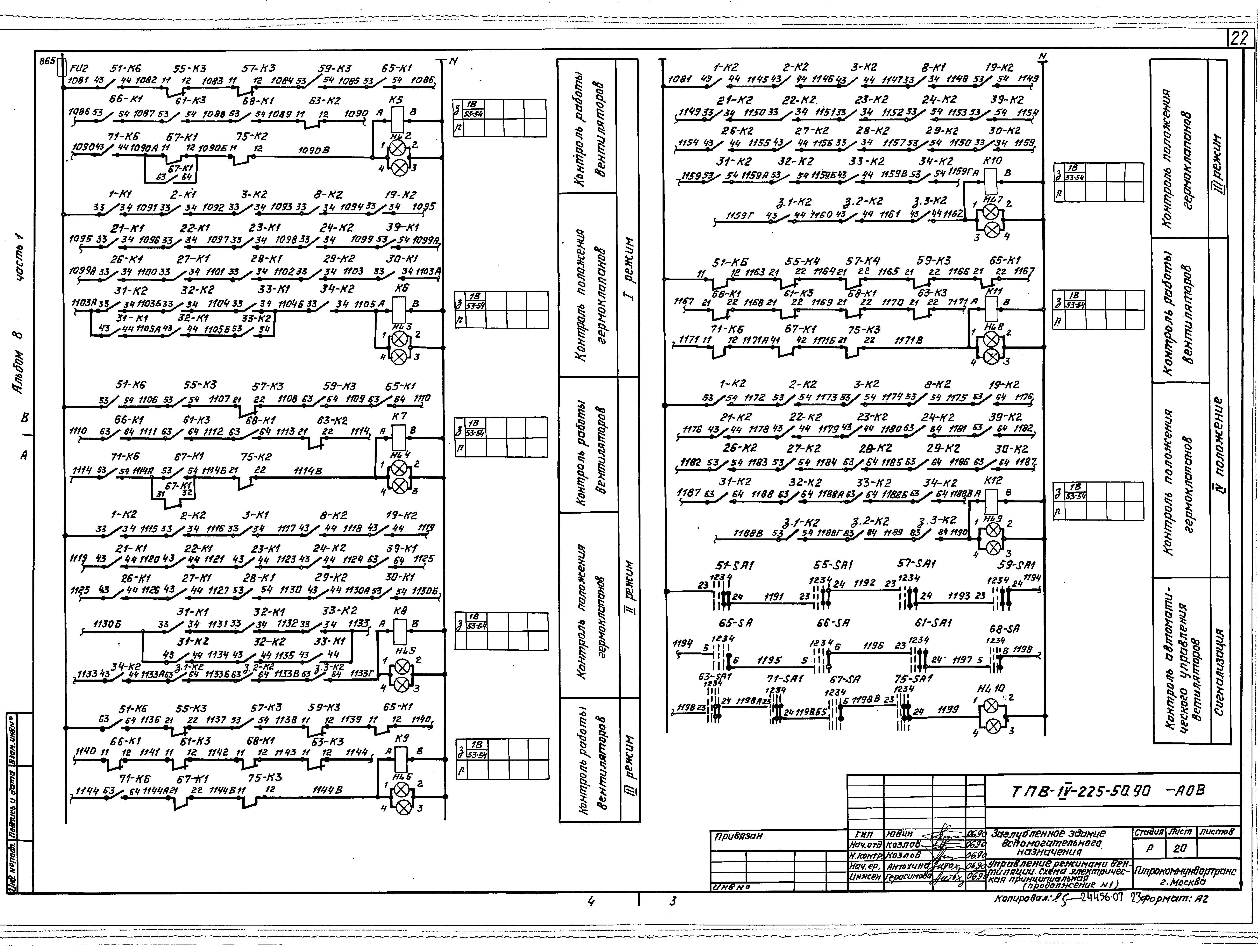 Типовой проект В-IV-225-50.90