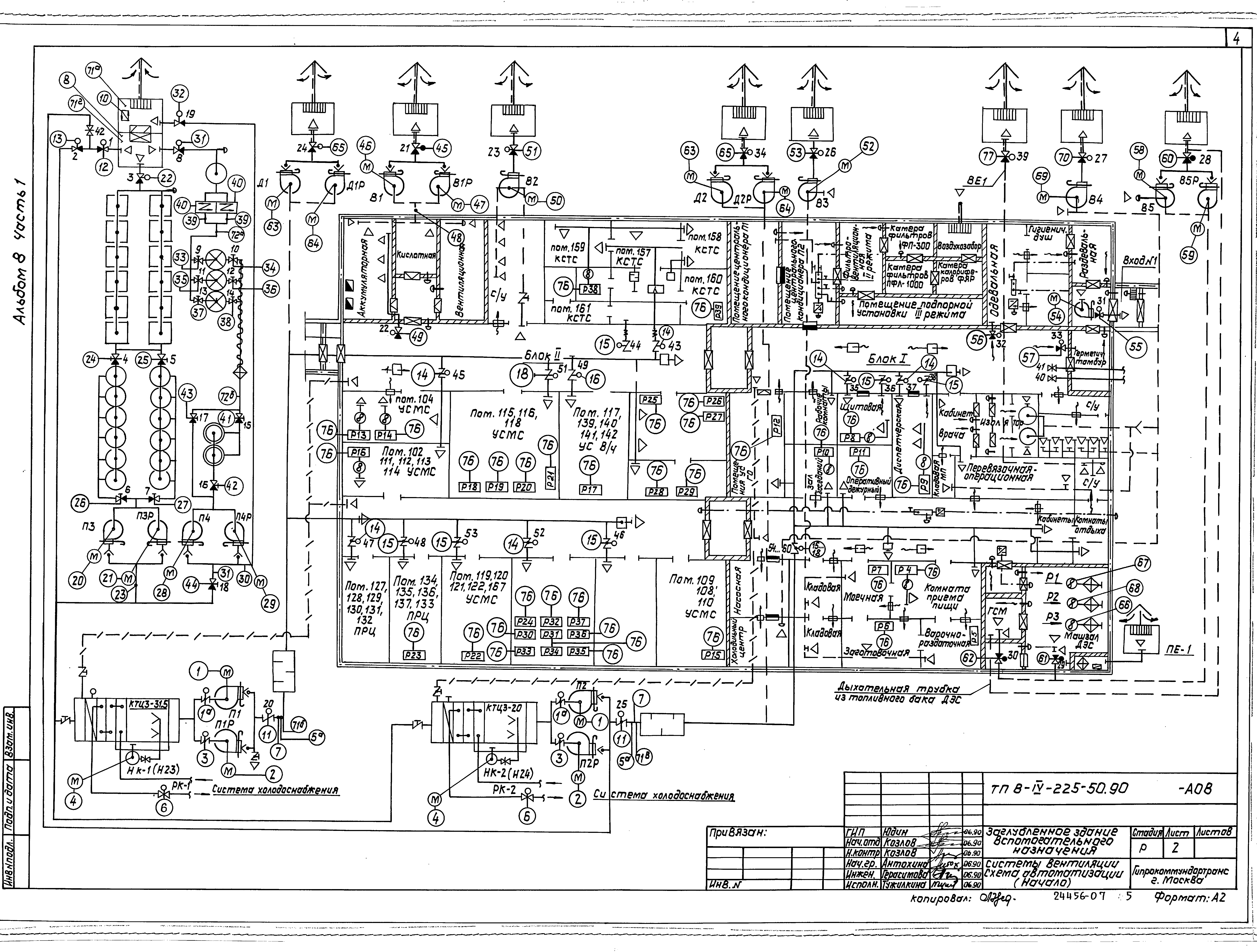 Типовой проект В-IV-225-50.90