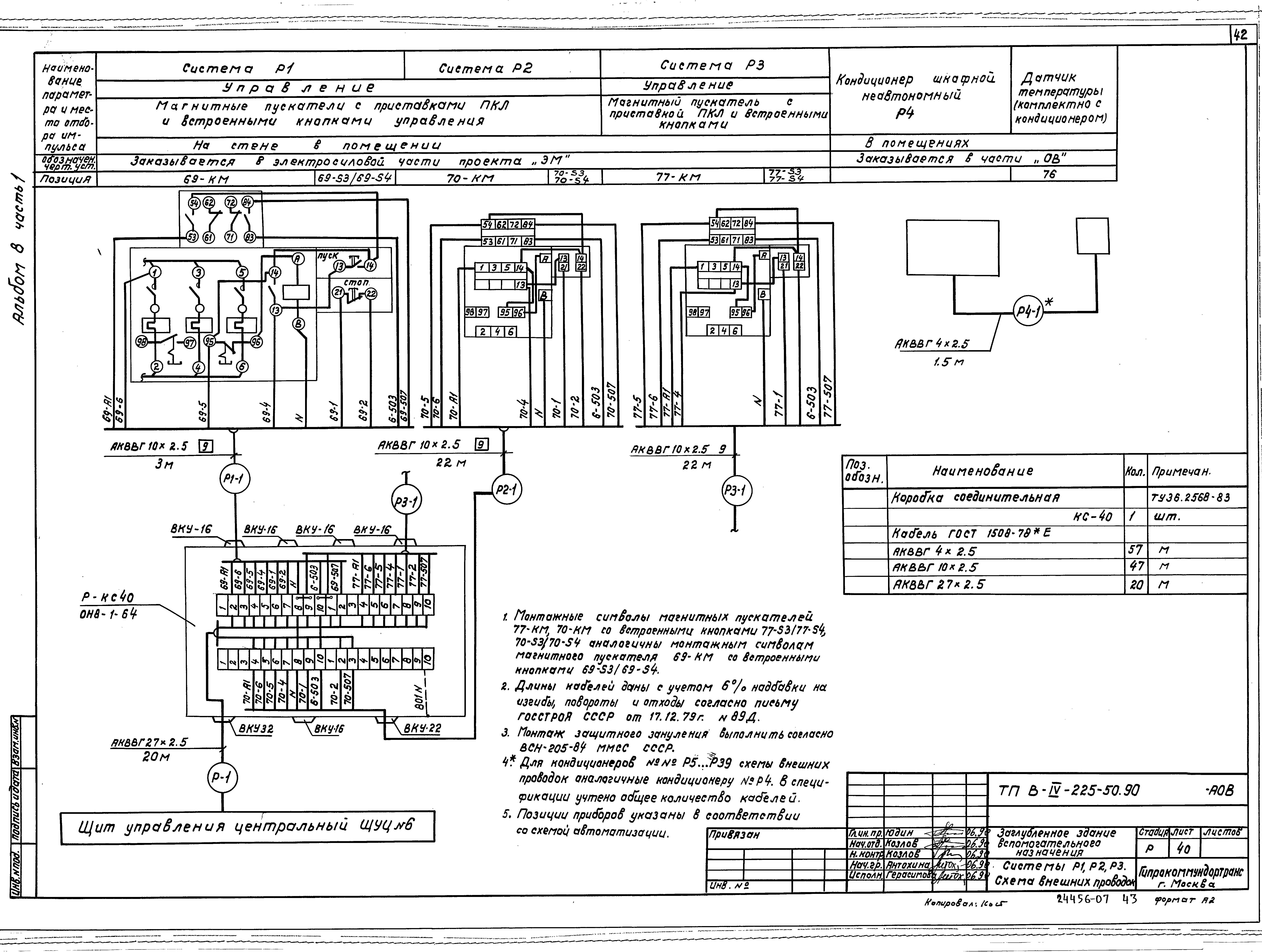 Типовой проект В-IV-225-50.90