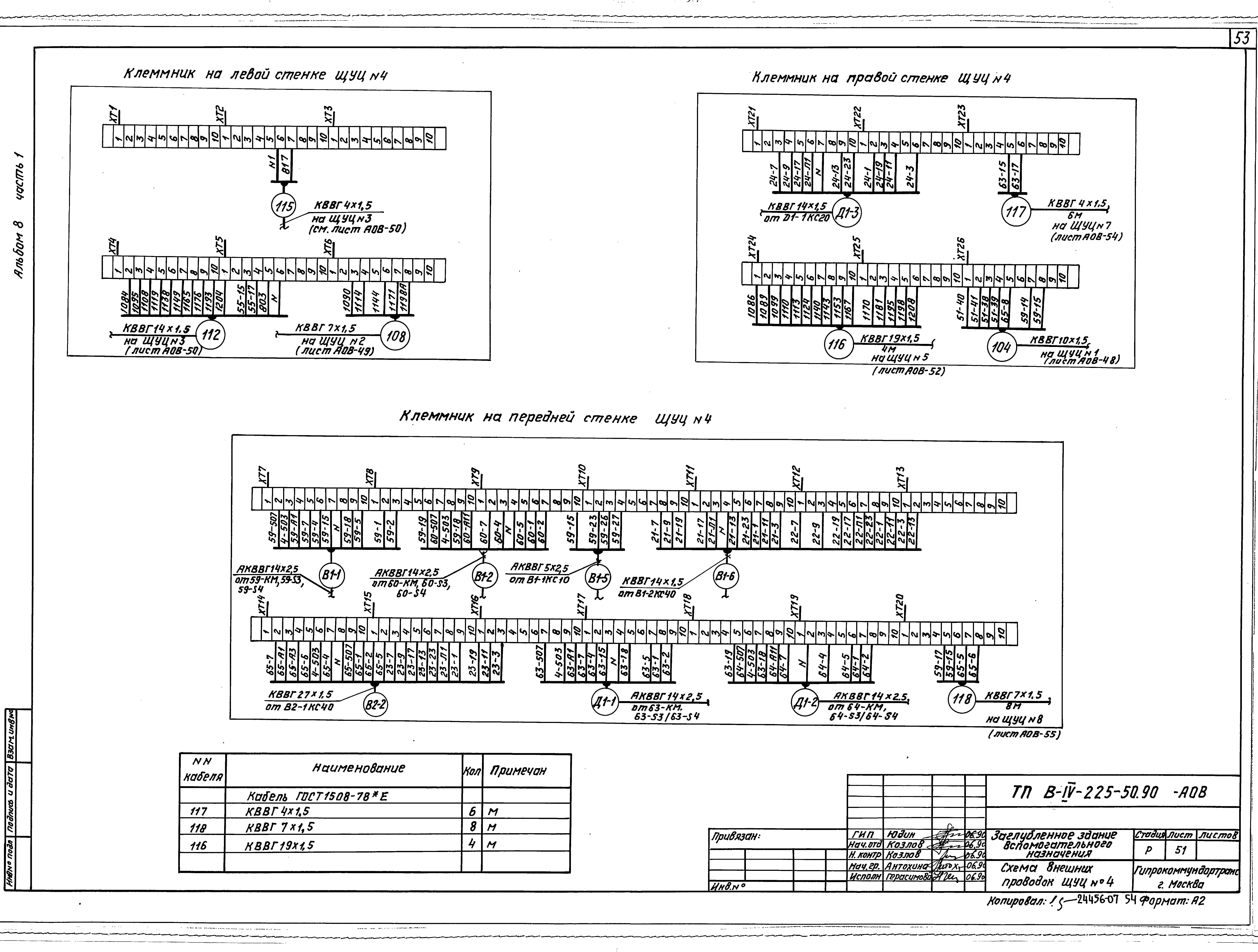 Типовой проект В-IV-225-50.90