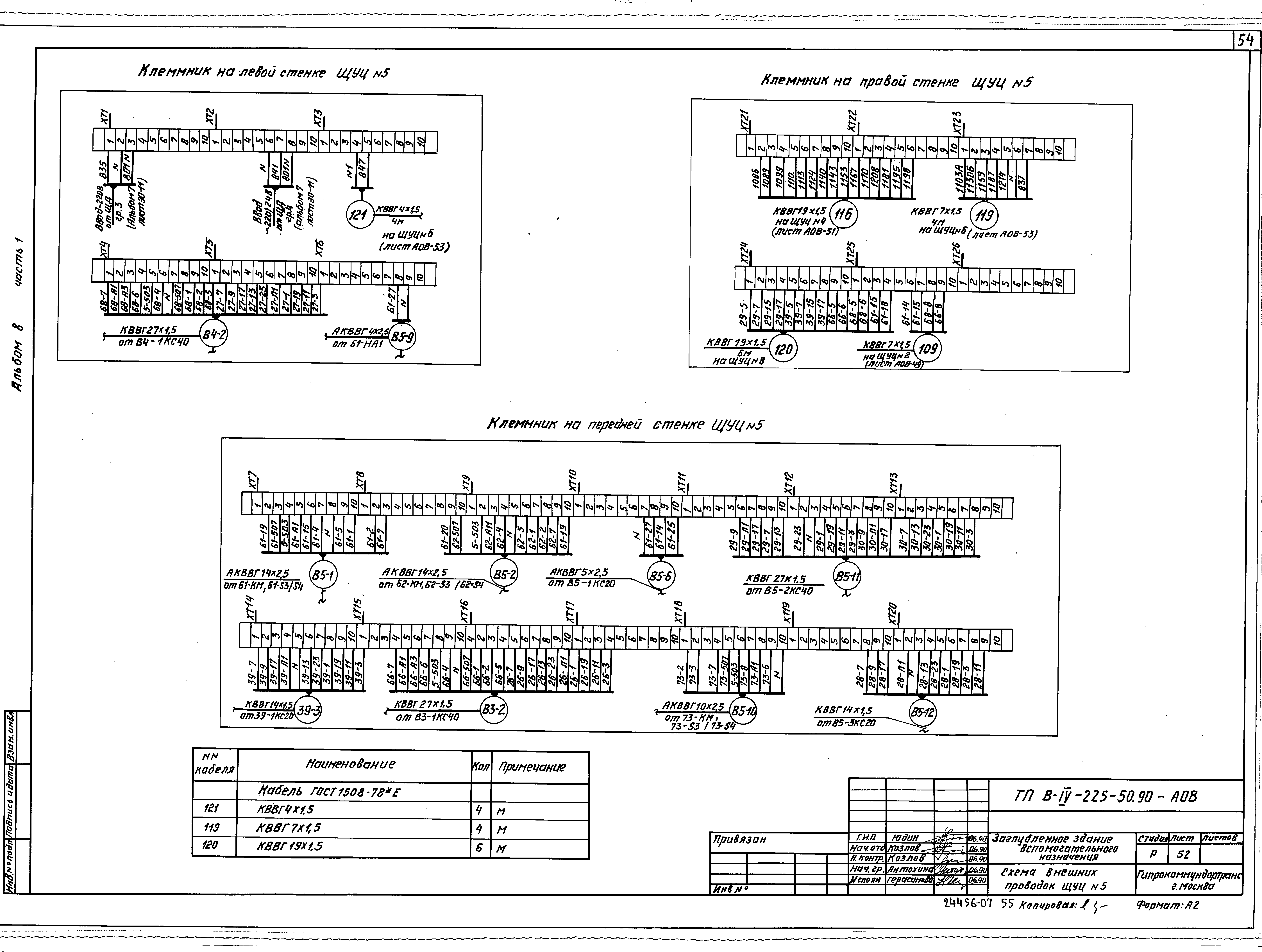 Типовой проект В-IV-225-50.90