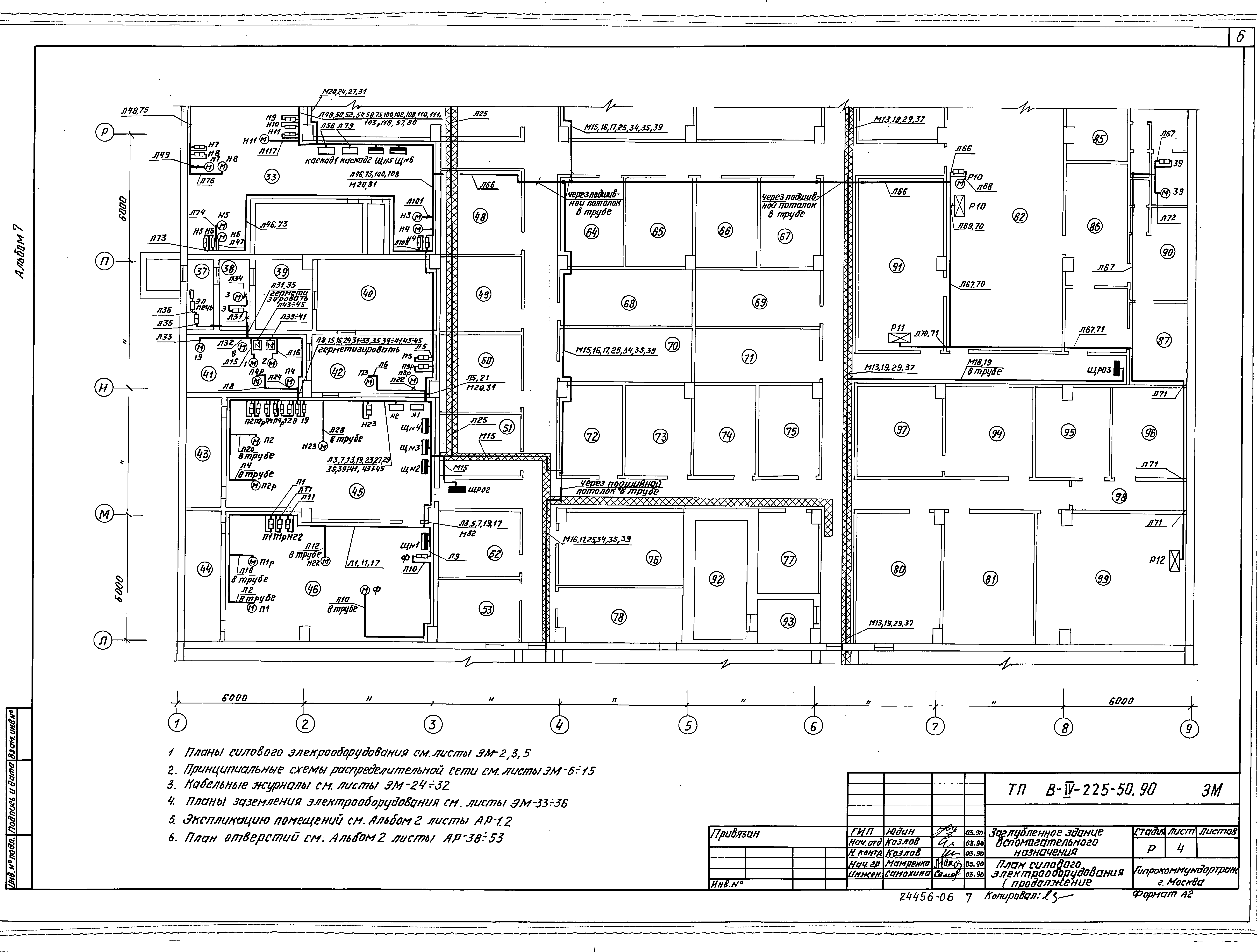Типовой проект В-IV-225-50.90
