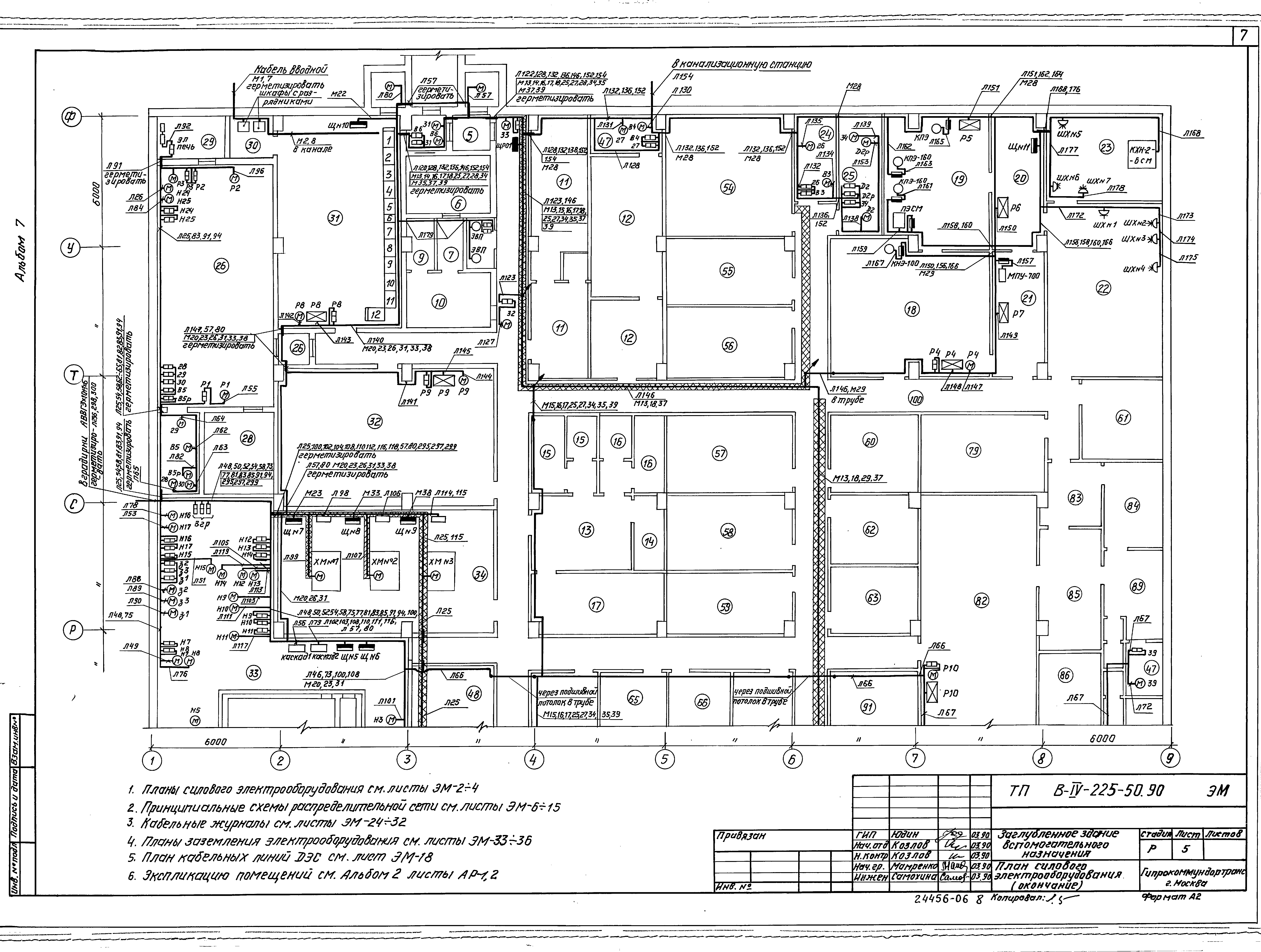 Типовой проект В-IV-225-50.90