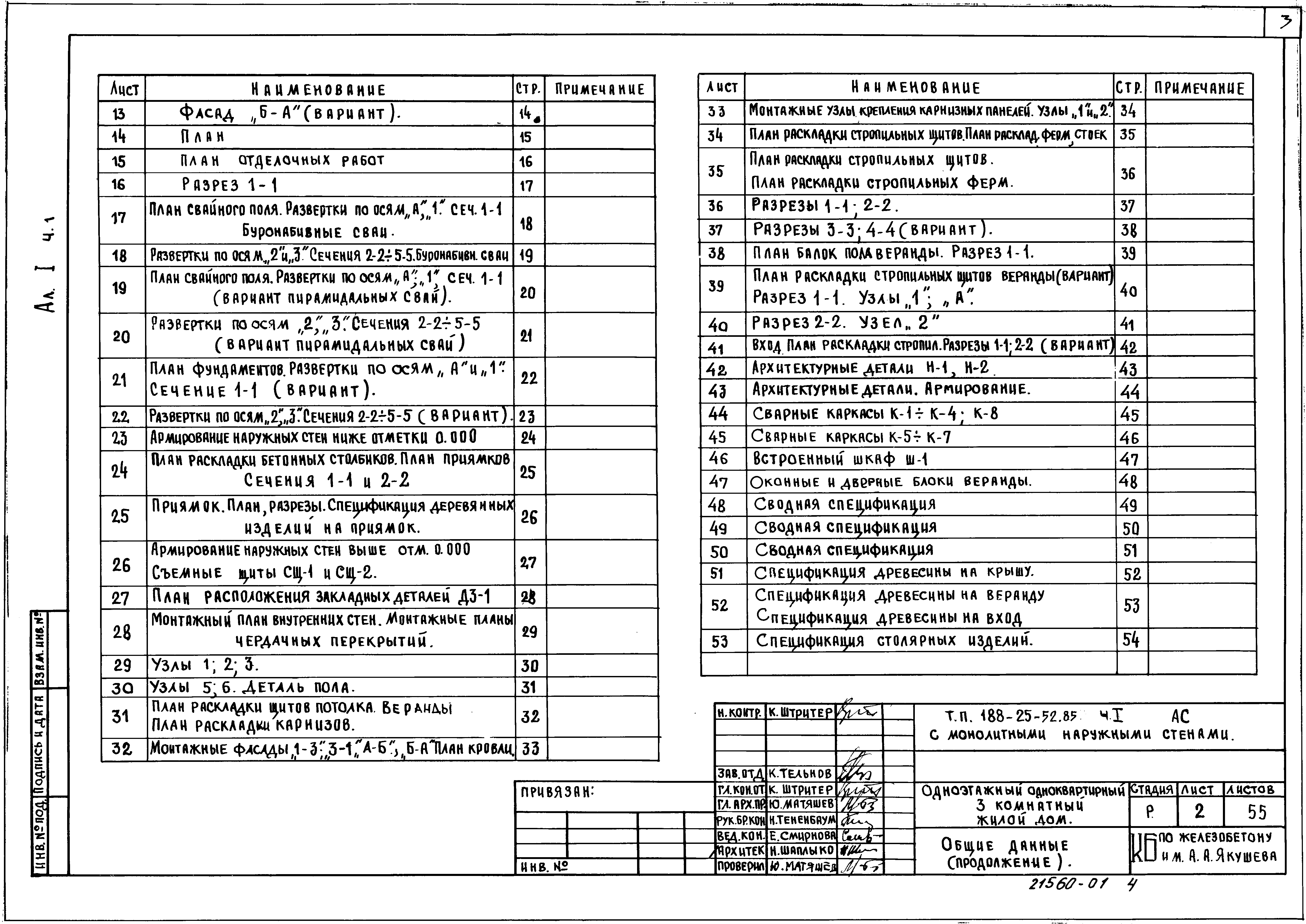 Типовой проект 188-25-52.85