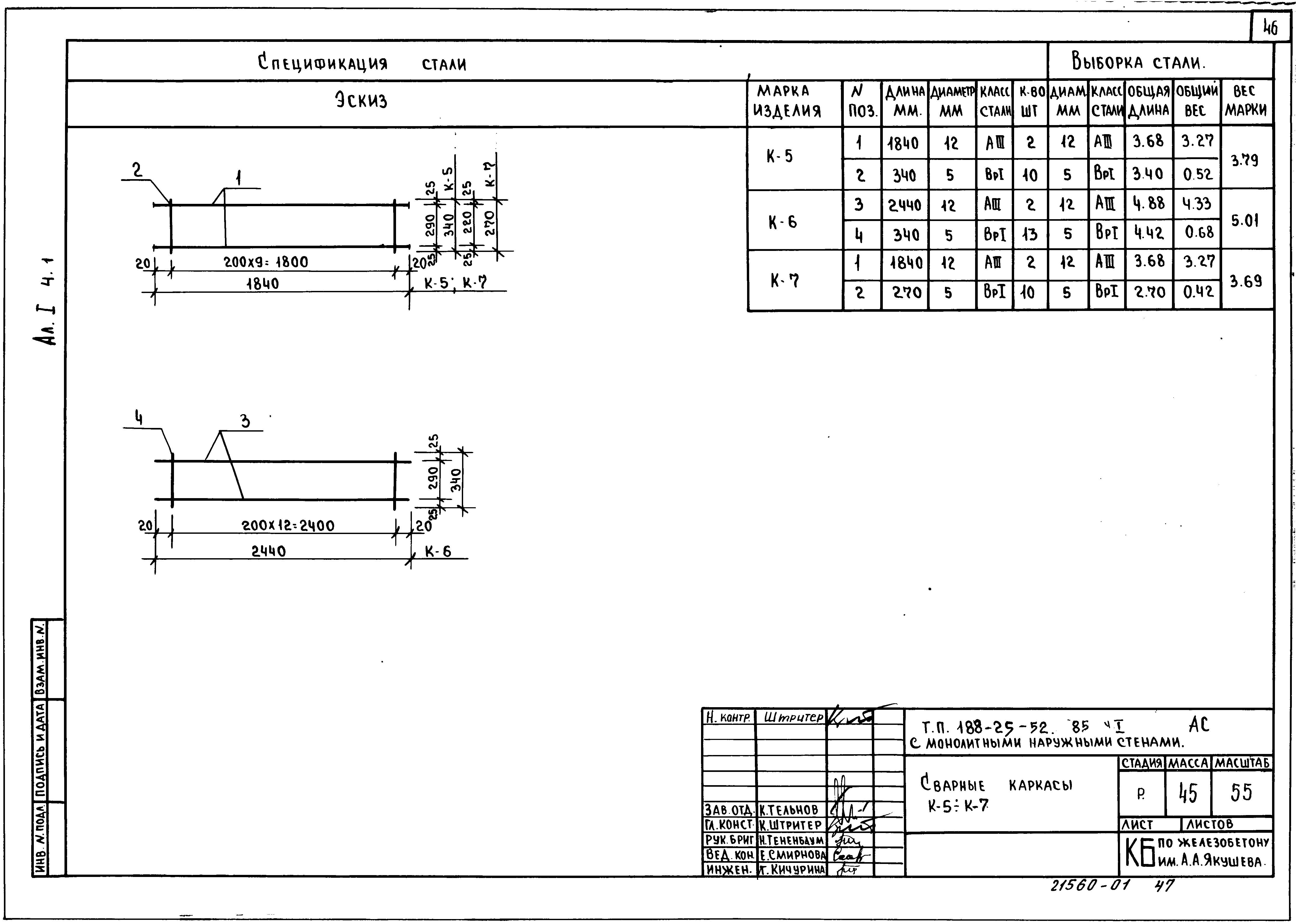 Типовой проект 188-25-52.85