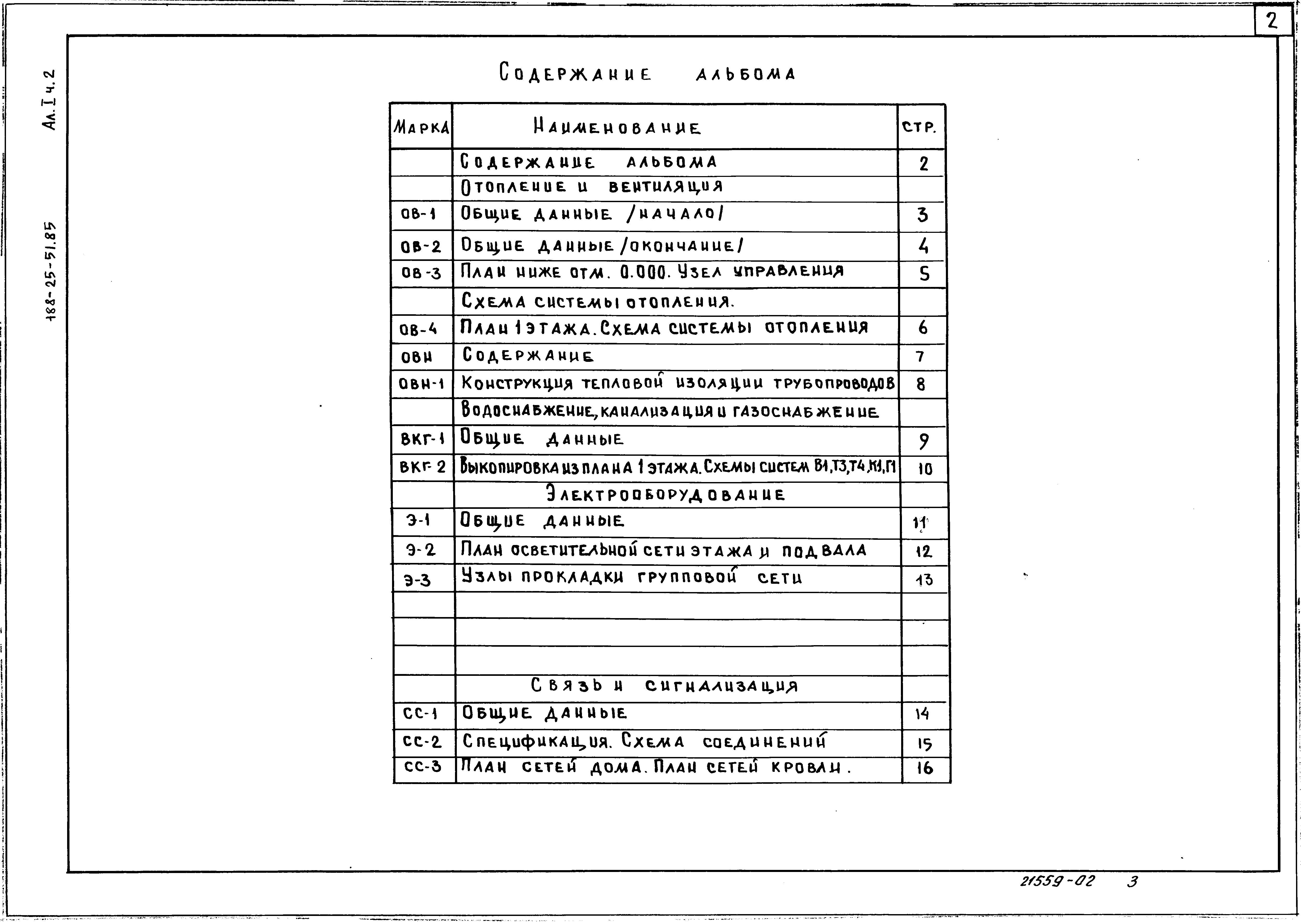 Типовой проект 188-25-51.85
