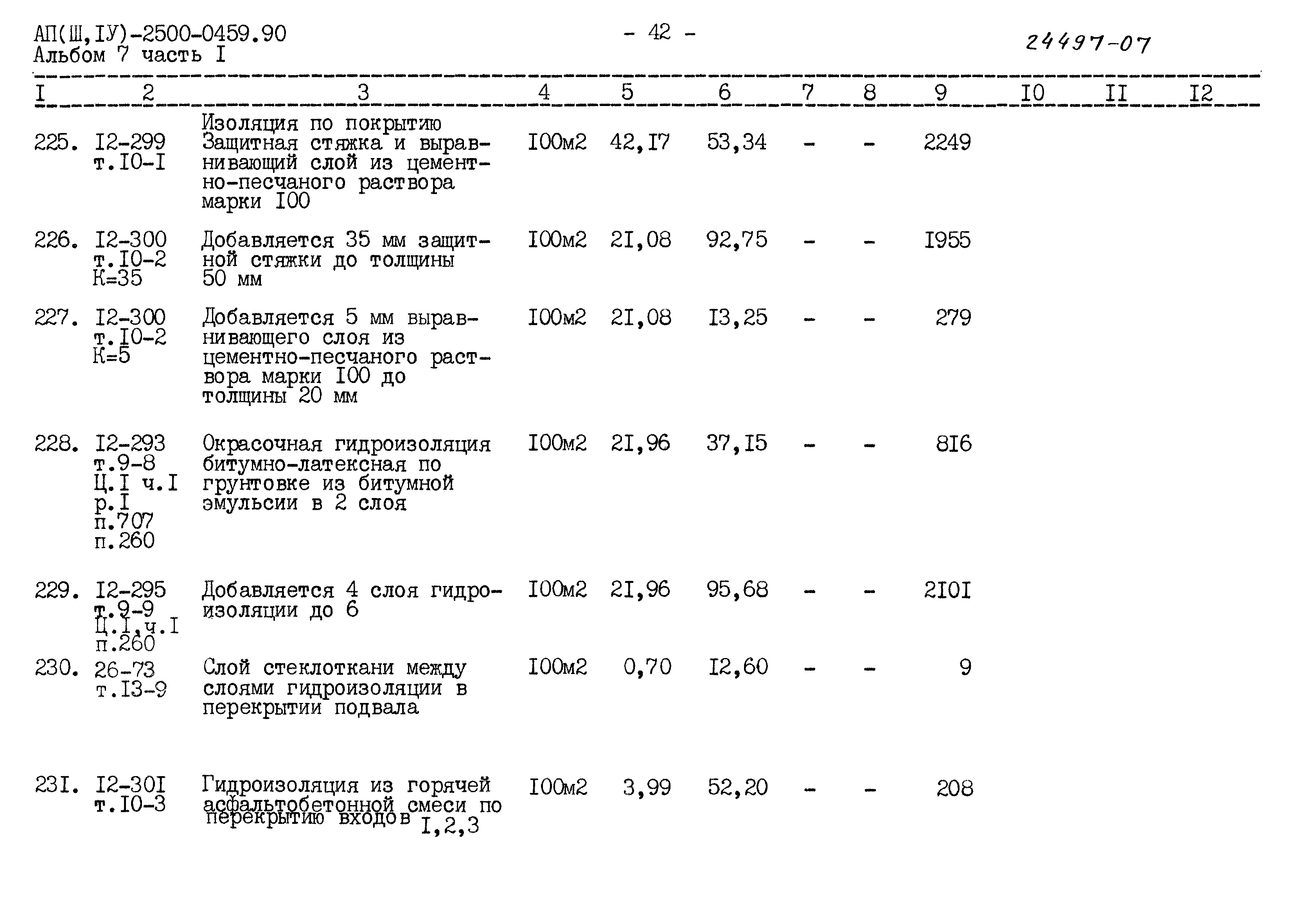 Типовые проектные решения А-II(III,IV)-2500-0459.90