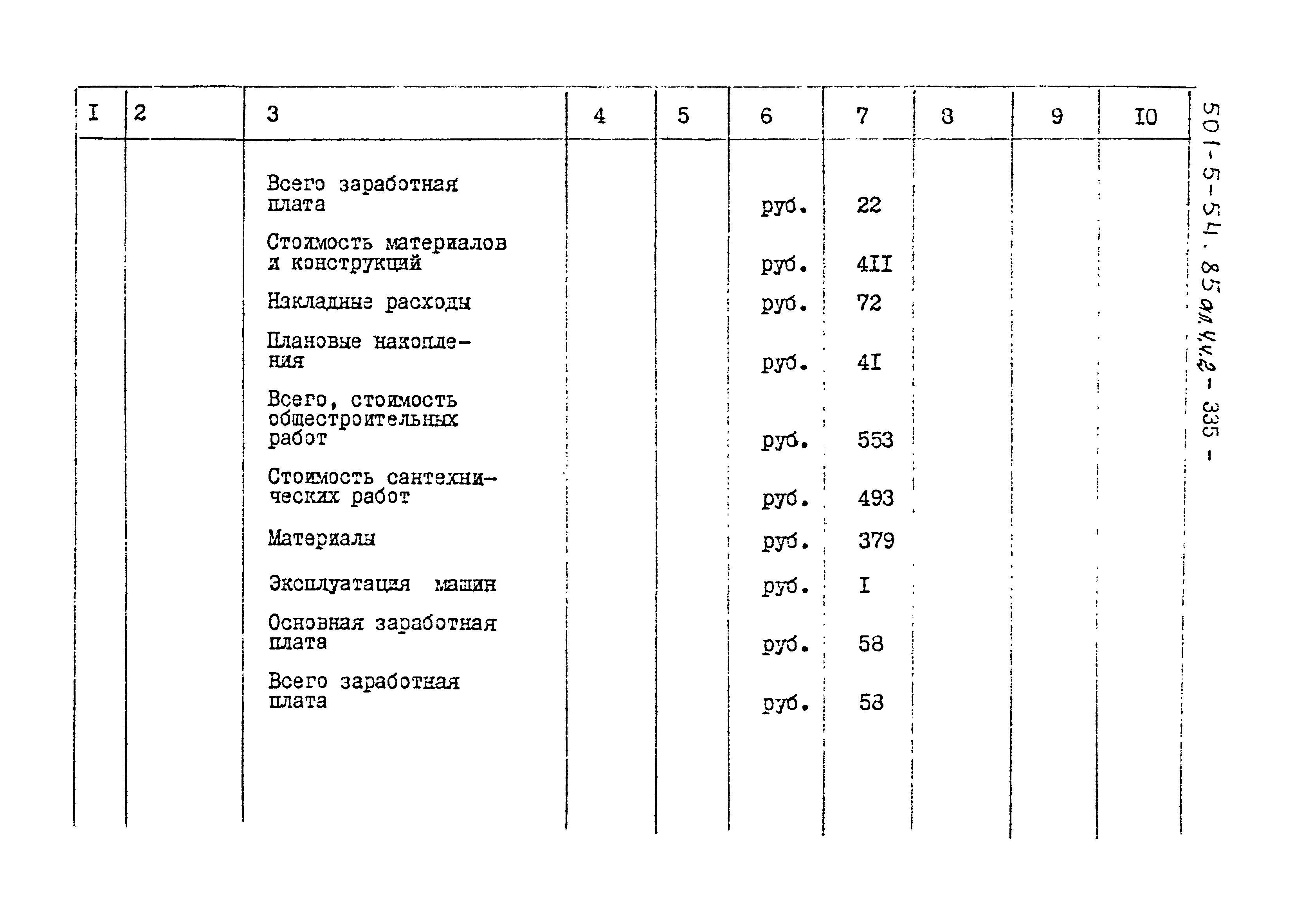 Типовой проект 501-5-54.85