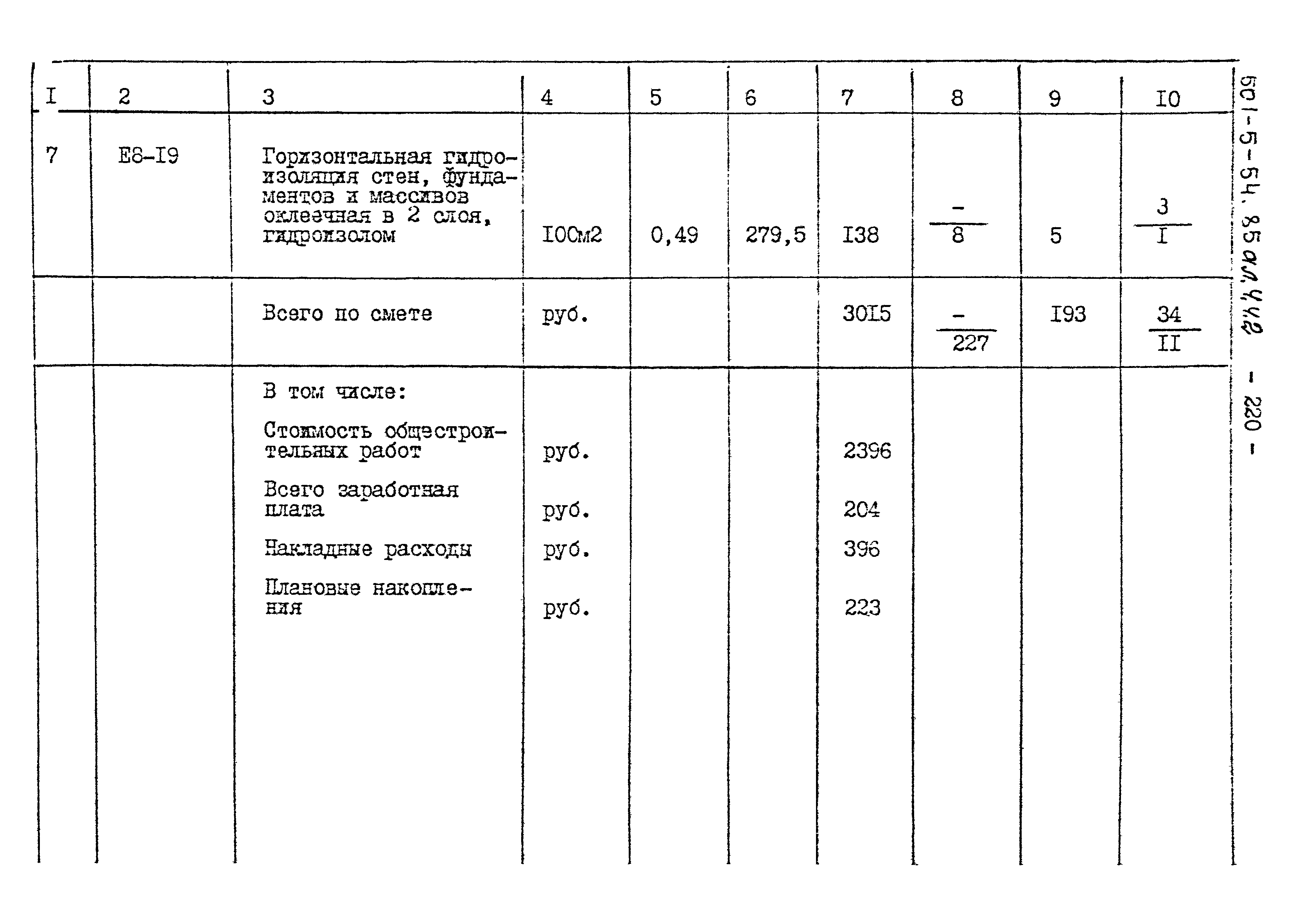 Типовой проект 501-5-54.85