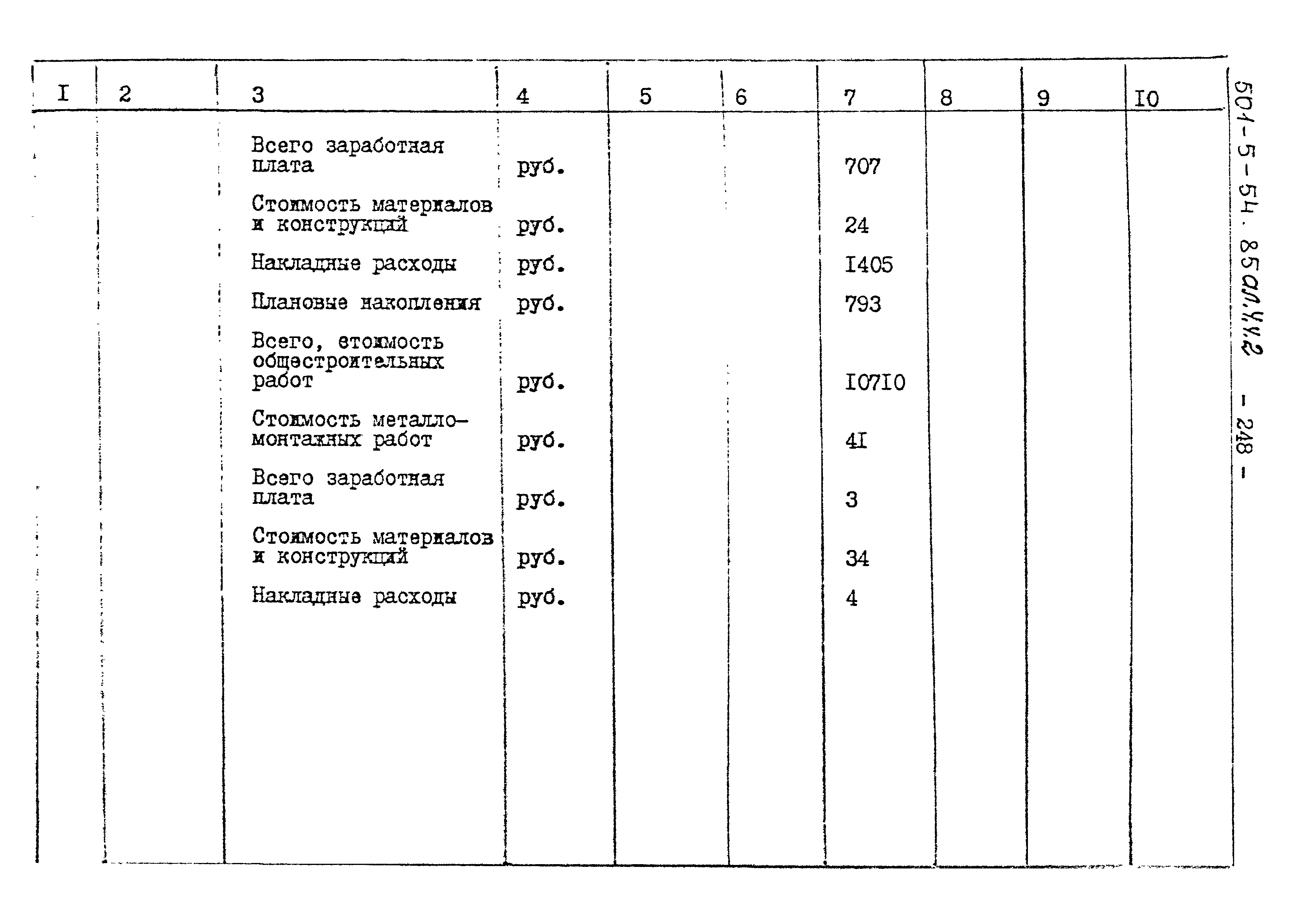 Типовой проект 501-5-54.85