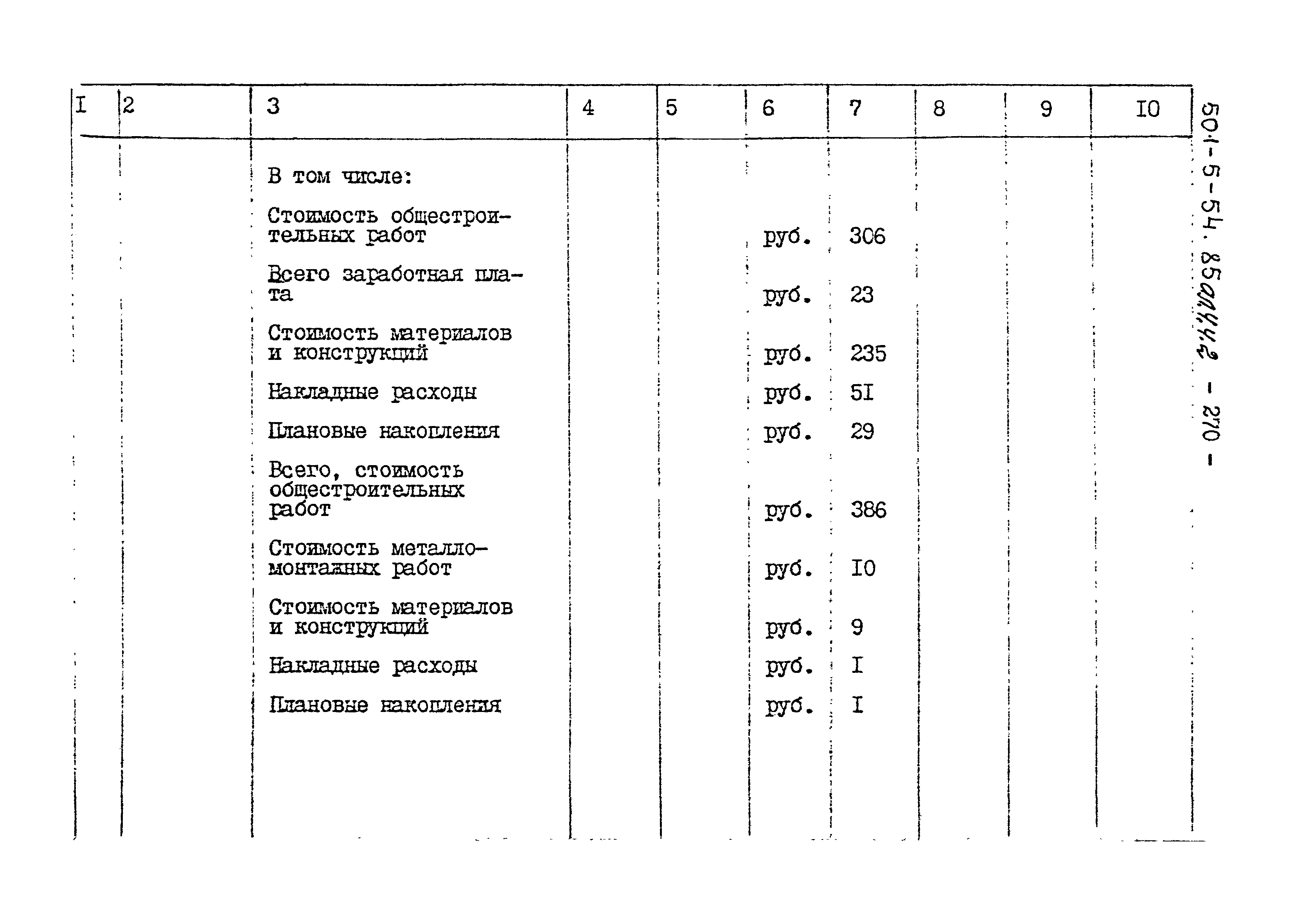 Типовой проект 501-5-54.85