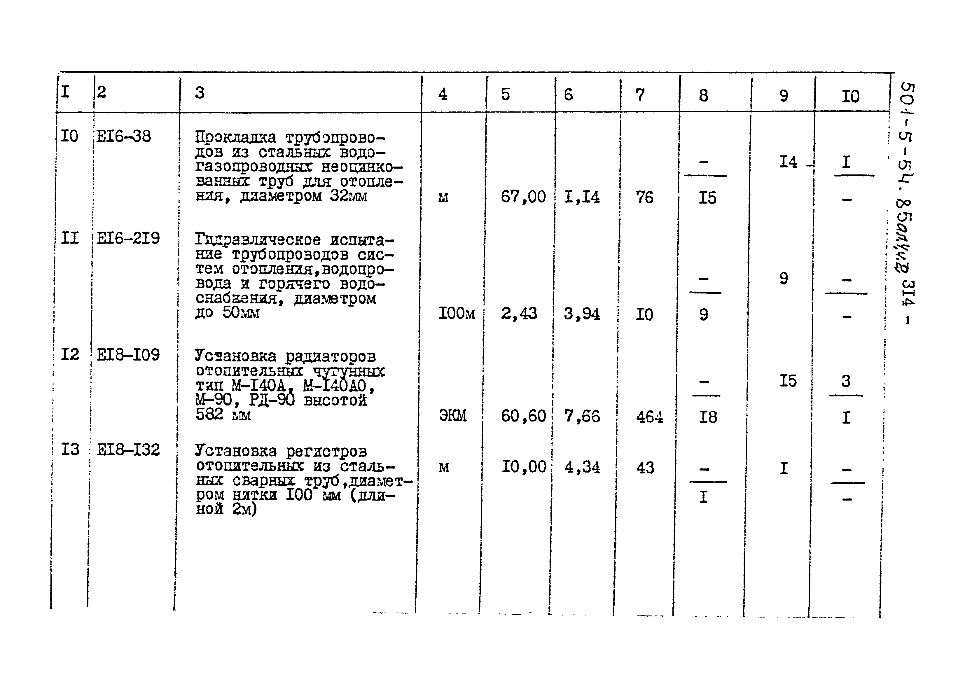 Типовой проект 501-5-54.85