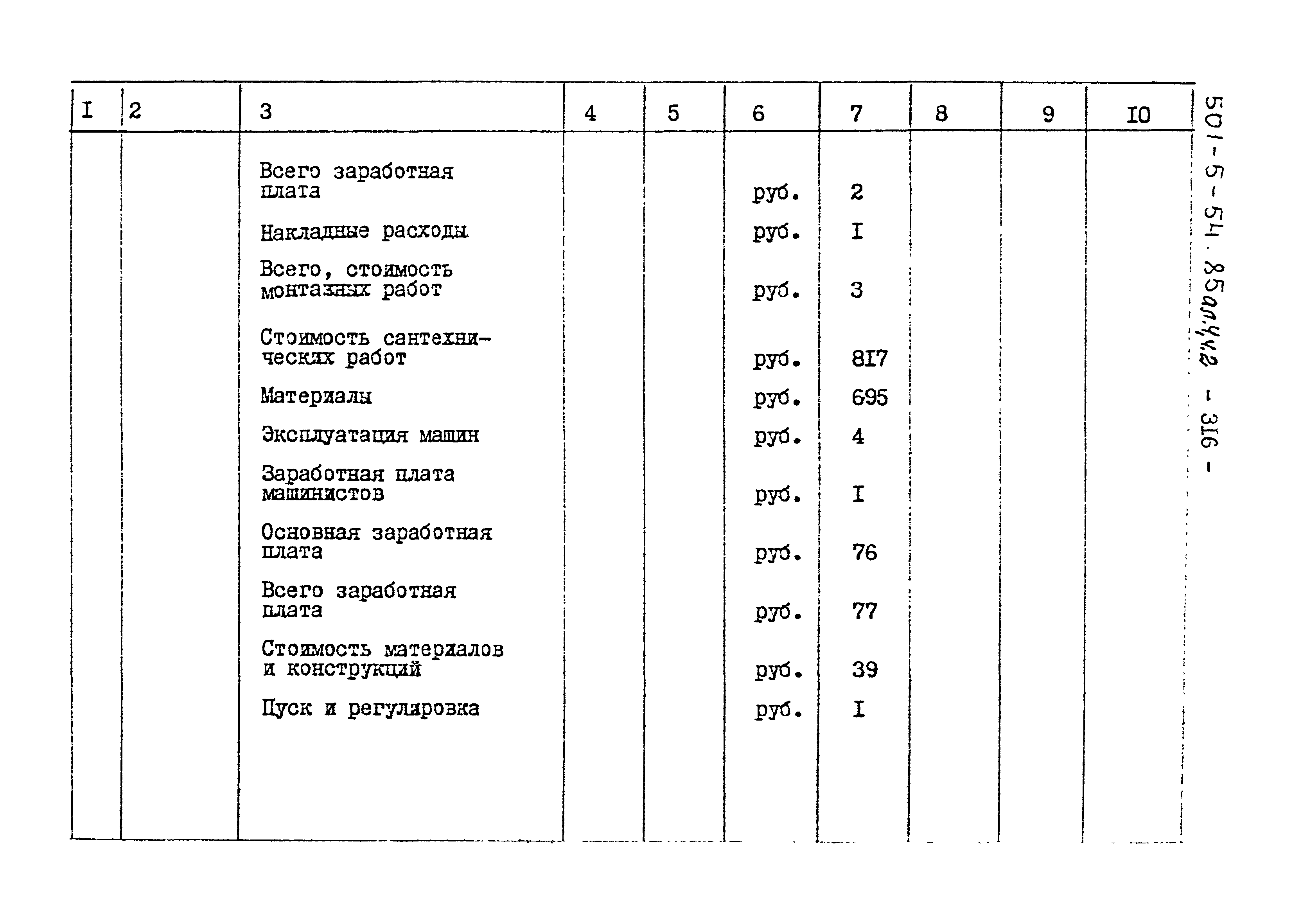 Типовой проект 501-5-54.85