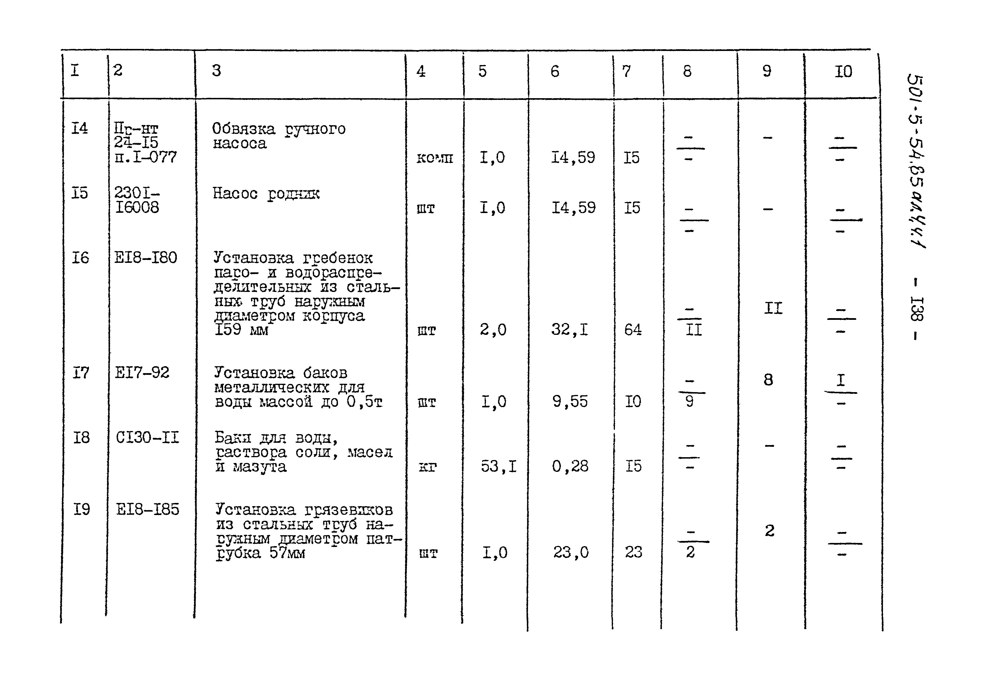 Типовой проект 501-5-54.85