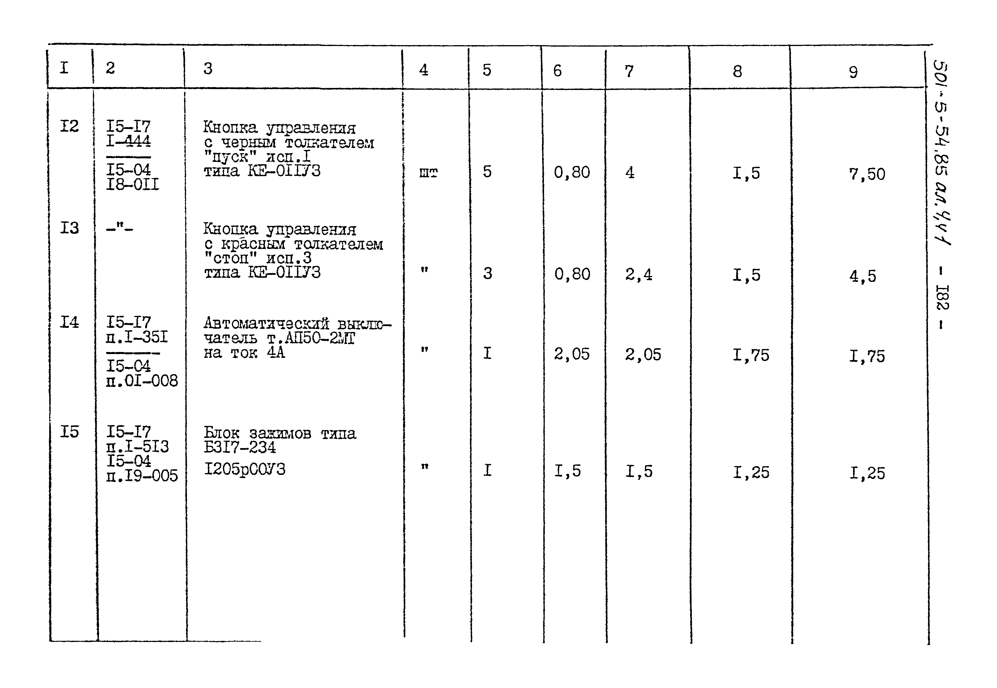 Типовой проект 501-5-54.85