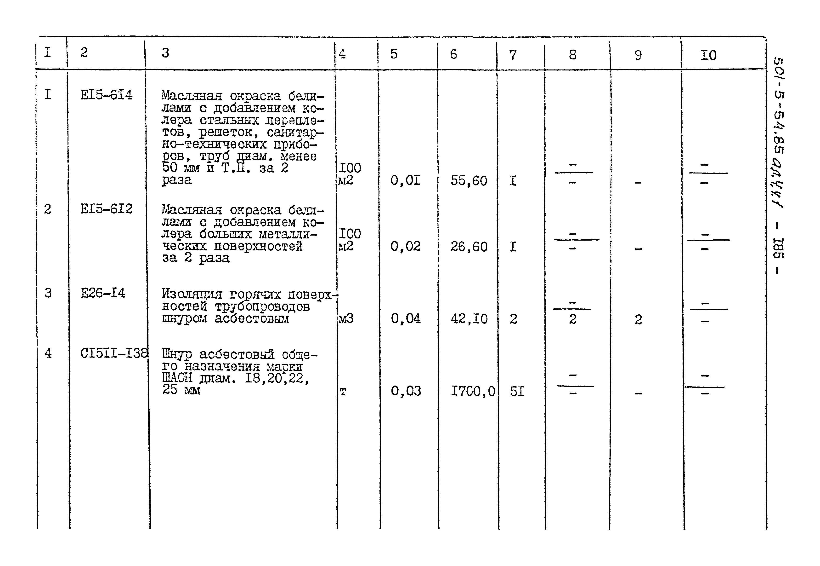 Типовой проект 501-5-54.85