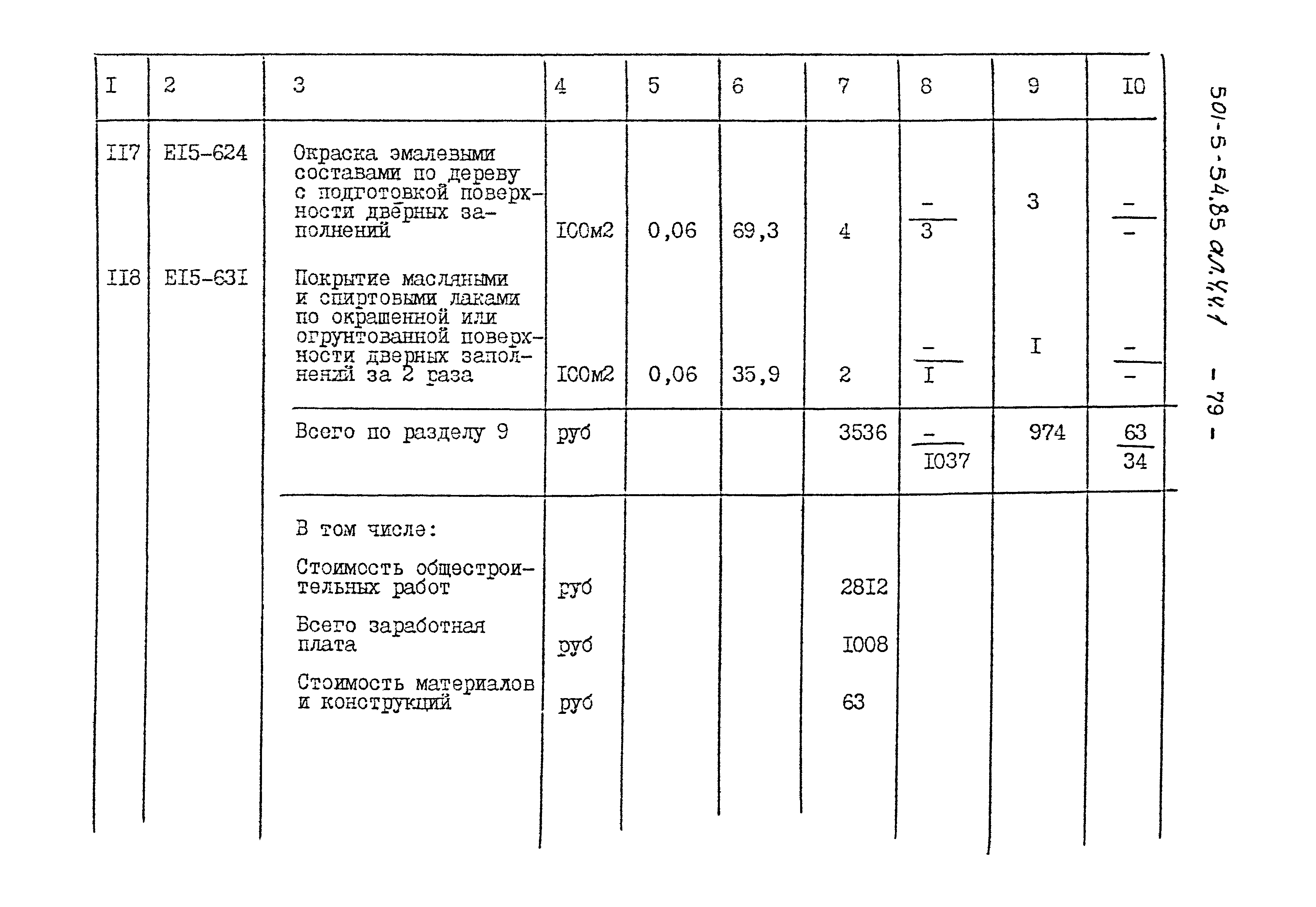Типовой проект 501-5-54.85