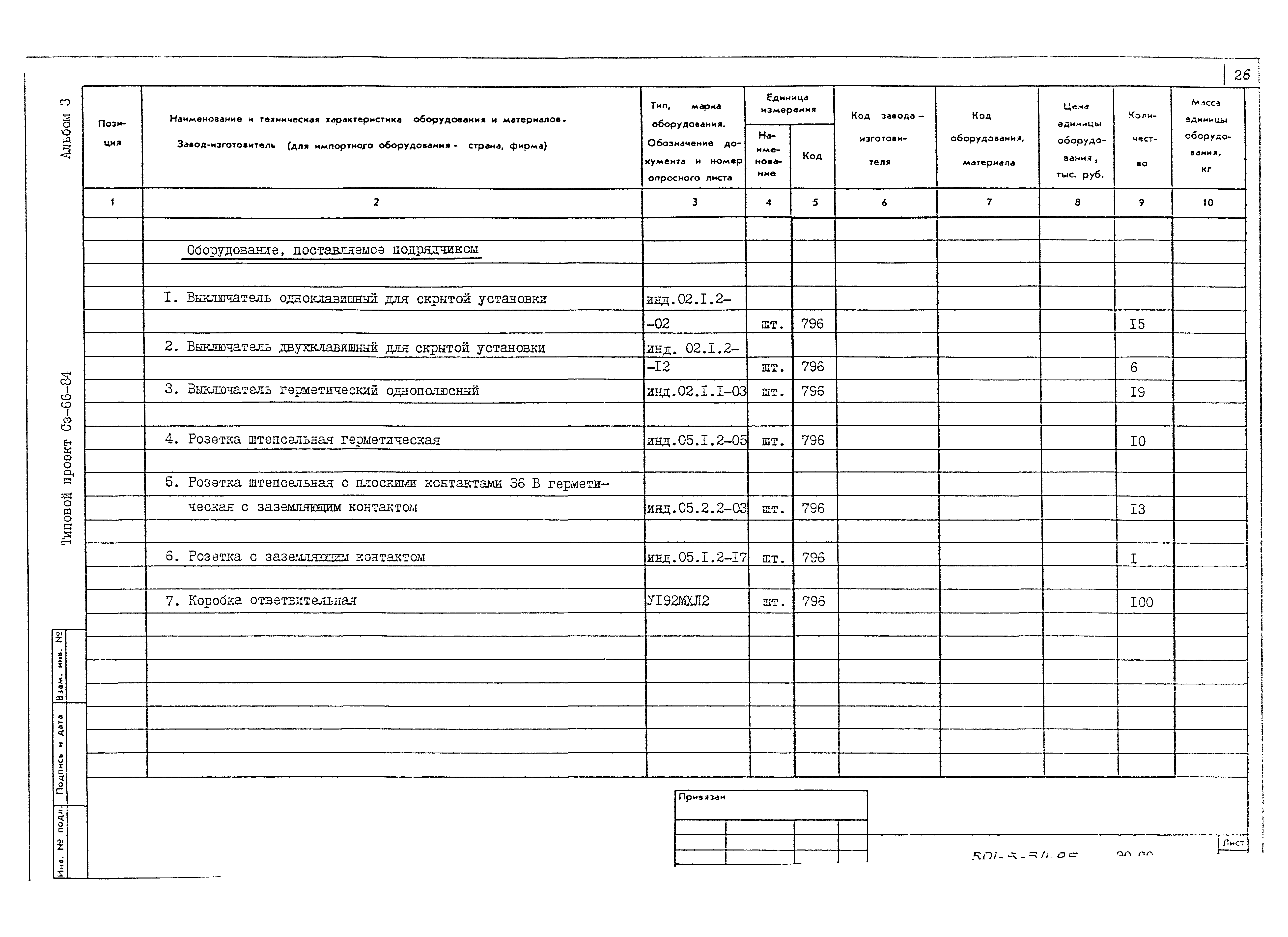 Типовой проект 501-5-54.85
